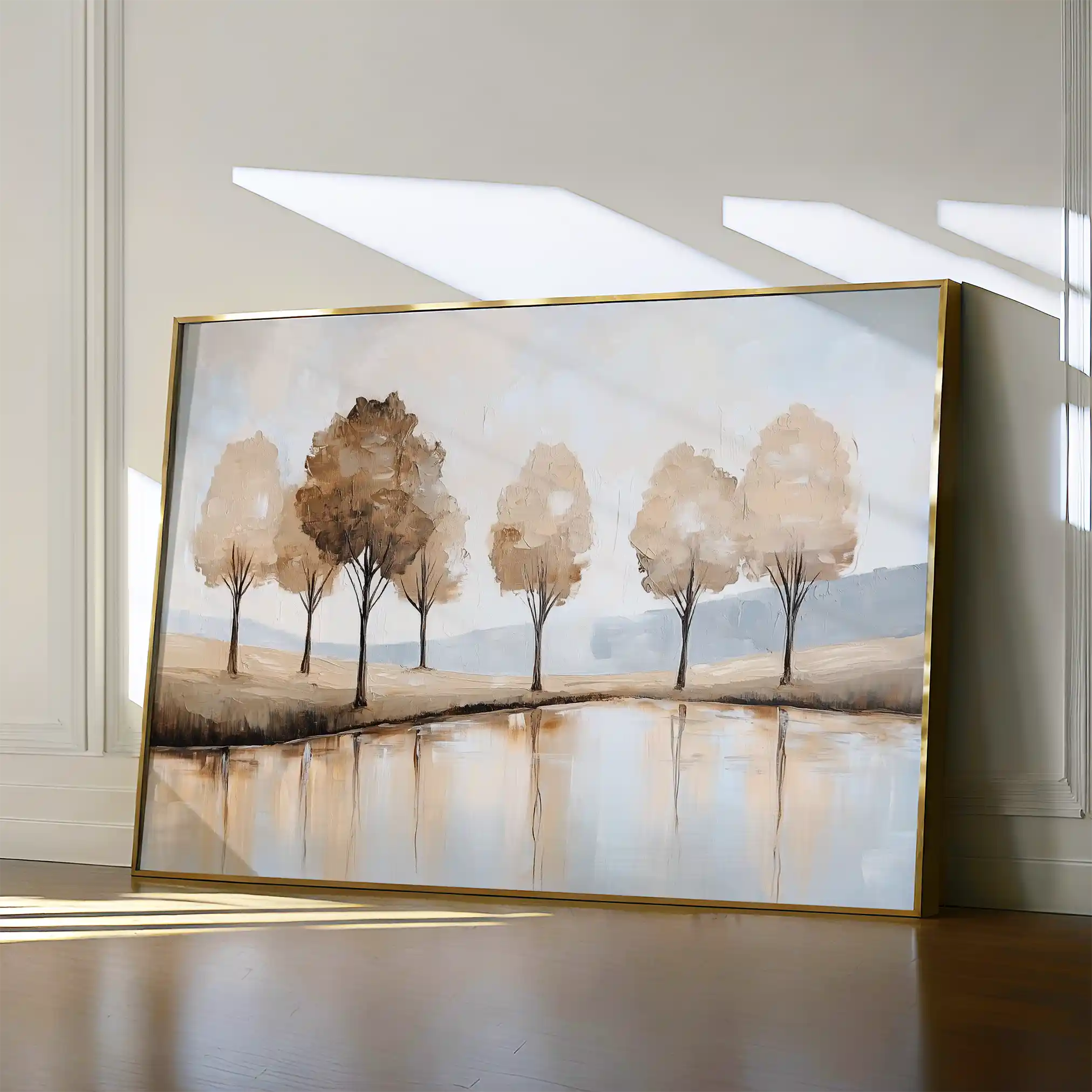 Landscape 347 Canvas Art 90 x 60 cm / Stretched on hidden frame