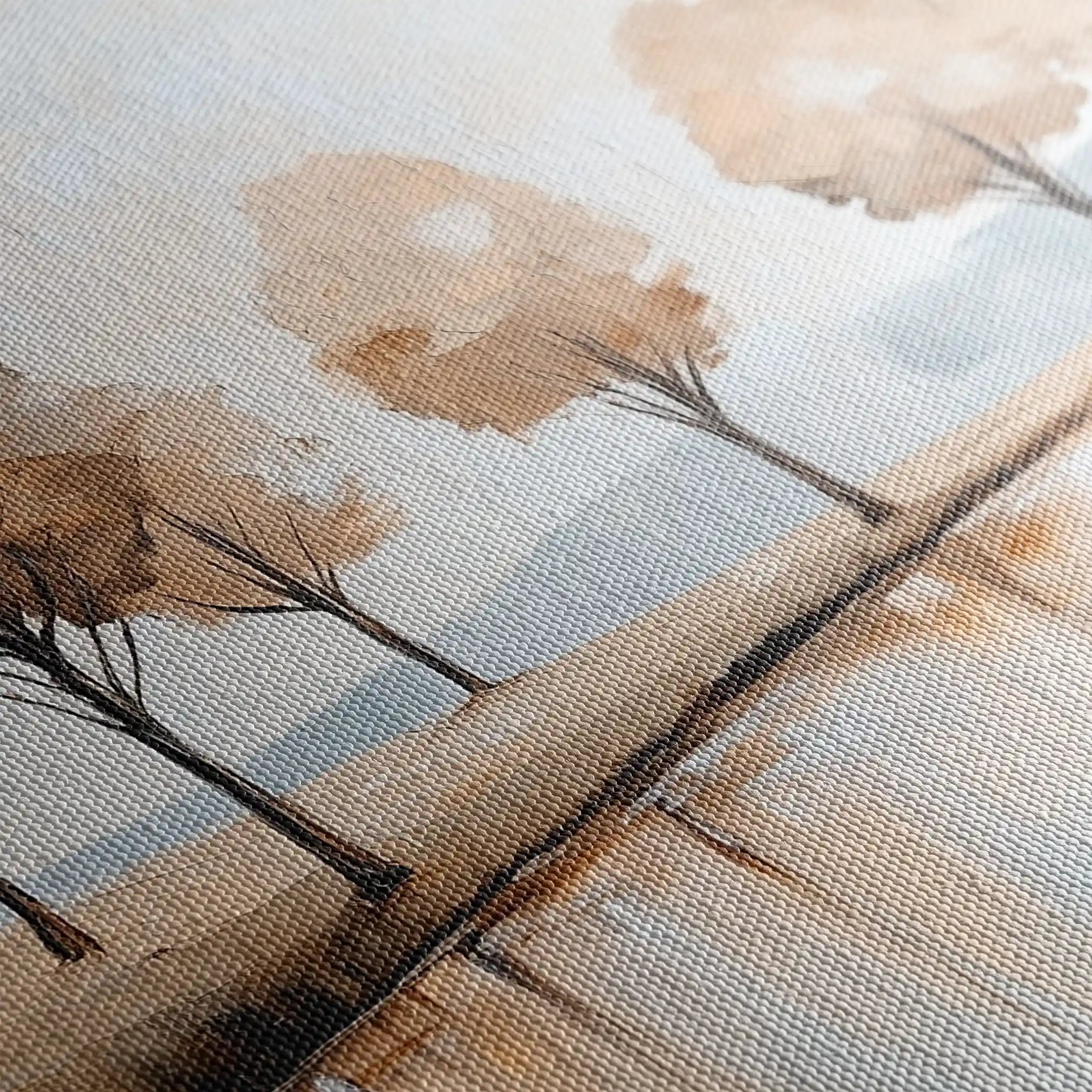 Landscape 347 Canvas Art 90 x 60 cm / Stretched on hidden frame