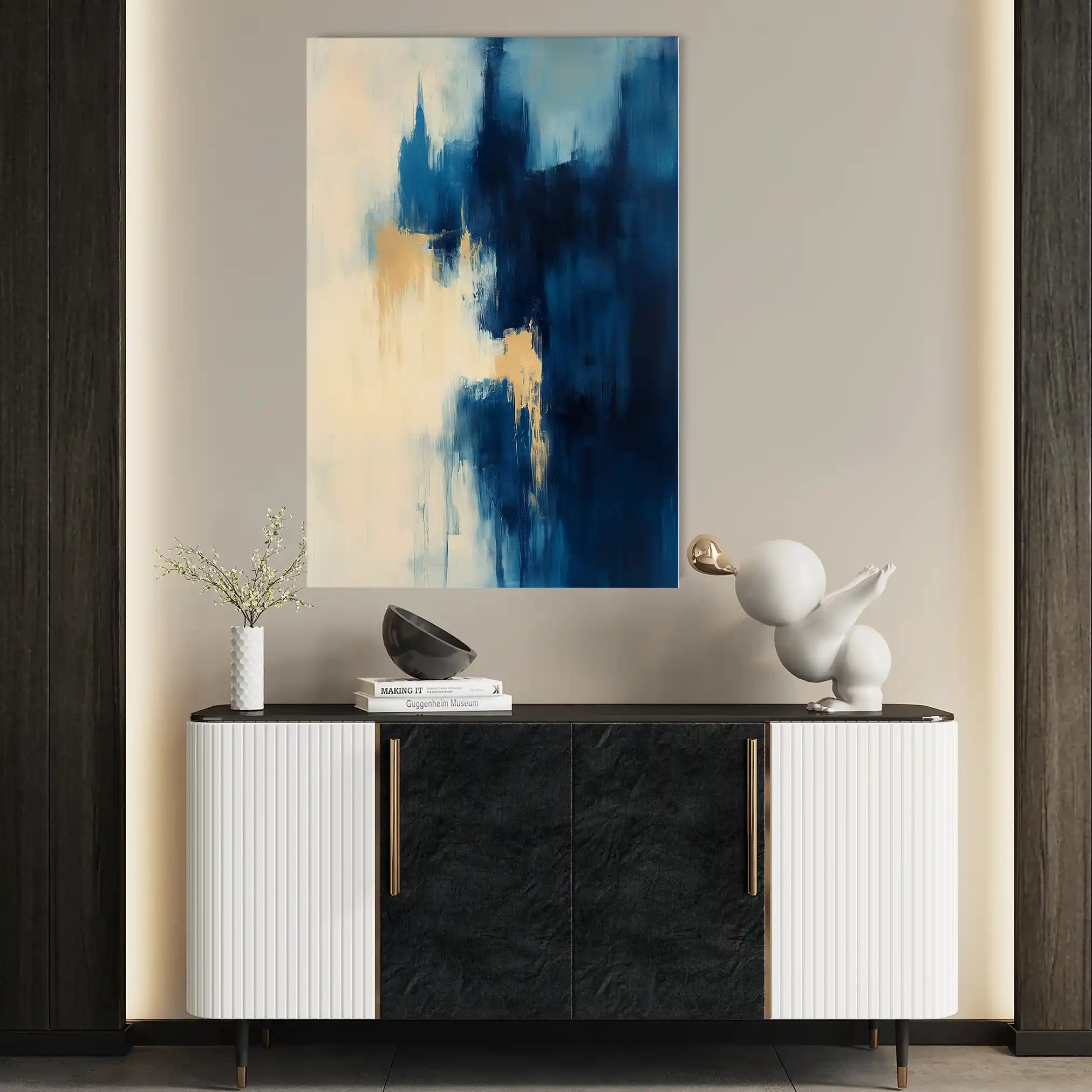 Abstract 349 Canvas Art 60 x 40 cm / Stretched on hidden frame