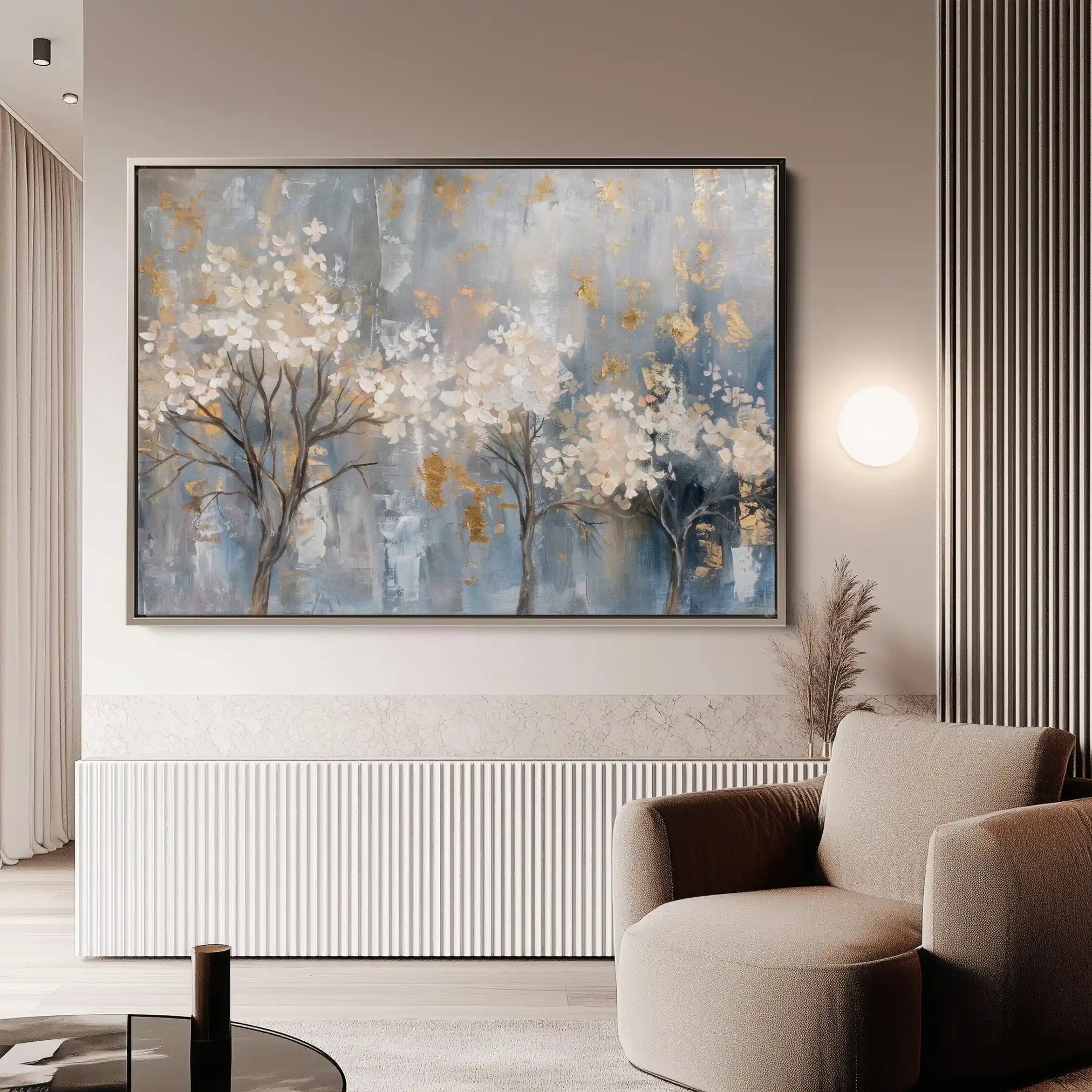 Floral Canvas Wall Art WAD349-F 90 x 60 cm / Stretched on hidden frame