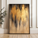 Abstract 350 Canvas Art 60 x 40 cm / Stretched on hidden frame