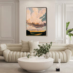Landscape 350 Canvas Art 90 x 60 cm / Stretched on hidden frame