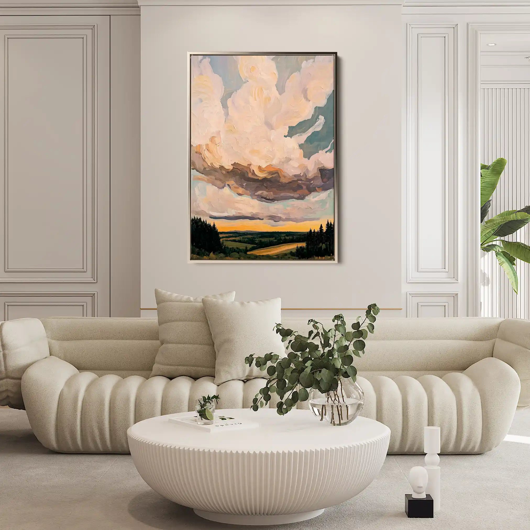 Landscape 350 Canvas Art 90 x 60 cm / Stretched on hidden frame