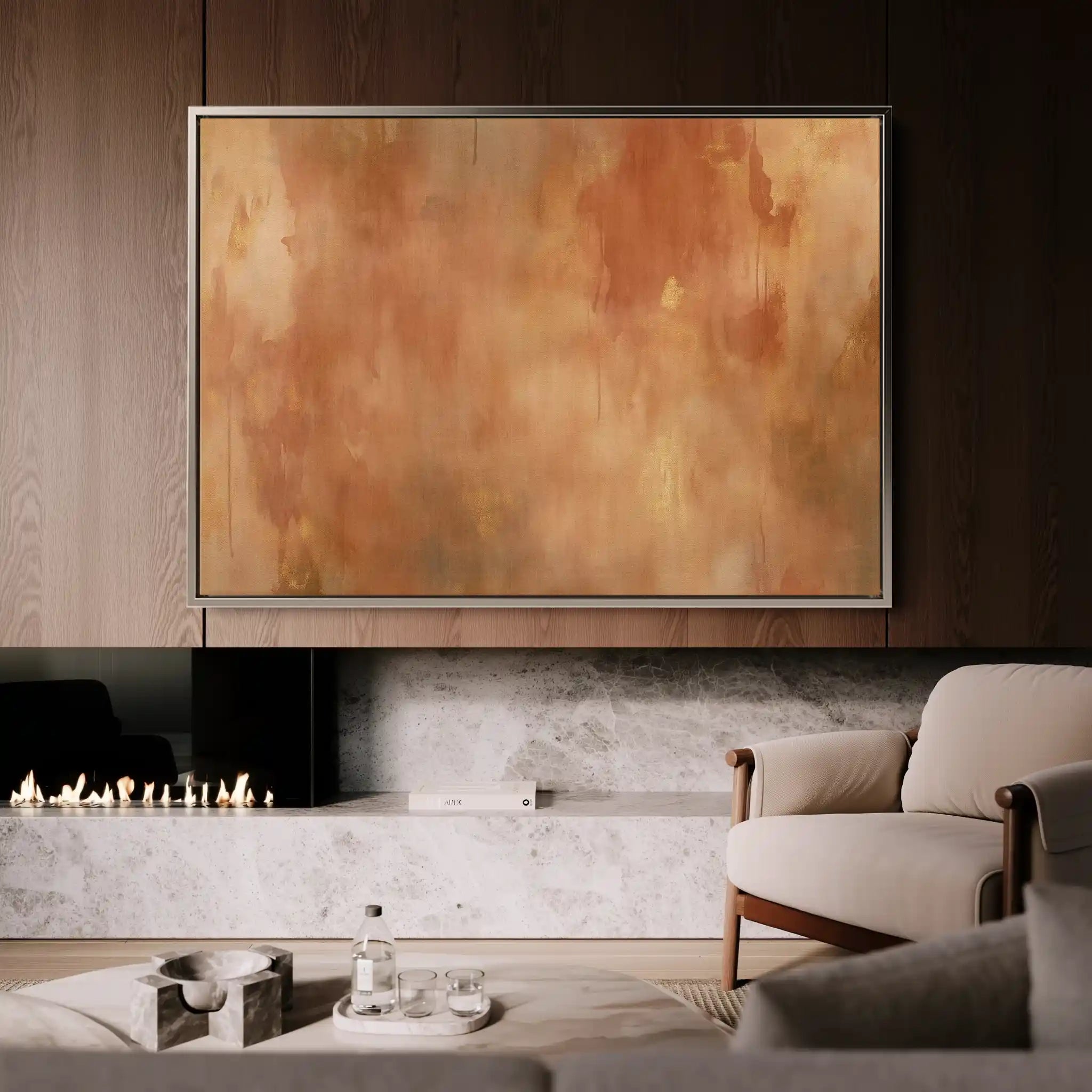 Abstract 351 Canvas Art 60 x 40 cm / Stretched on hidden frame