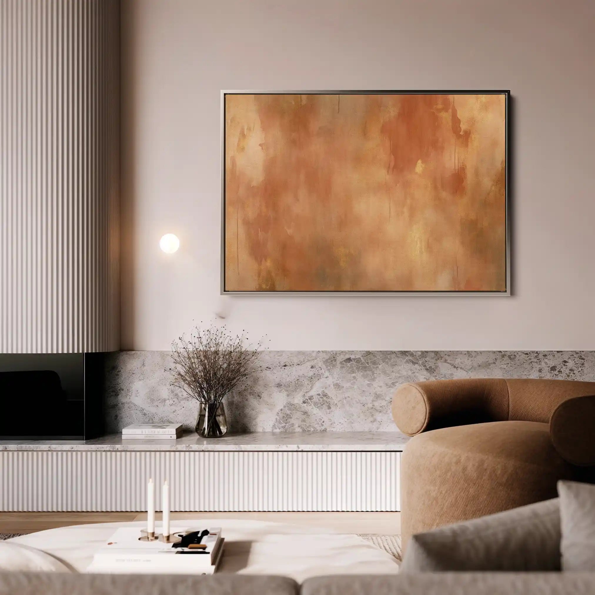 Abstract 351 Canvas Art 60 x 40 cm / Stretched on hidden frame