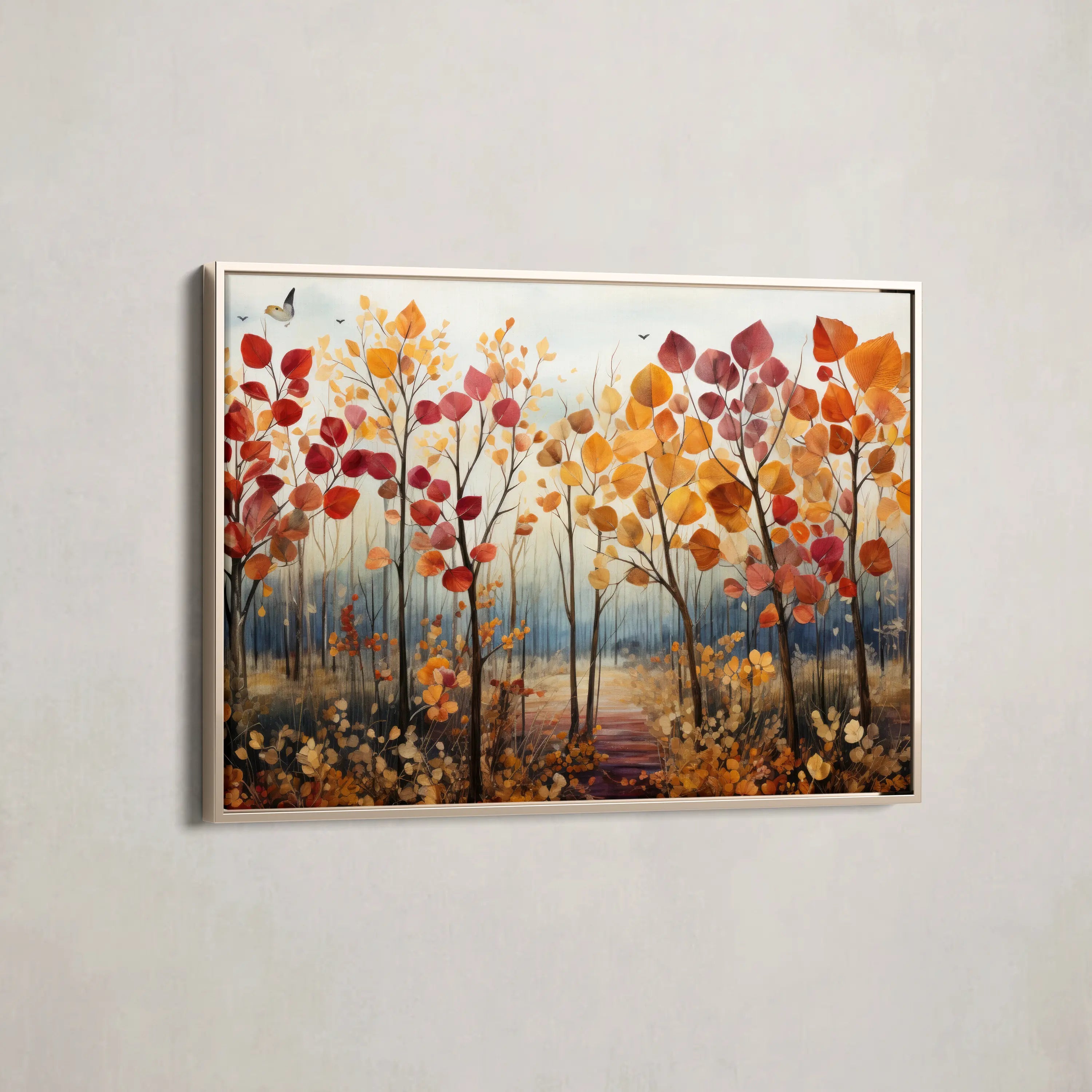 Floral Canvas Wall Art WAD351-F 90 x 60 cm / Stretched on hidden frame