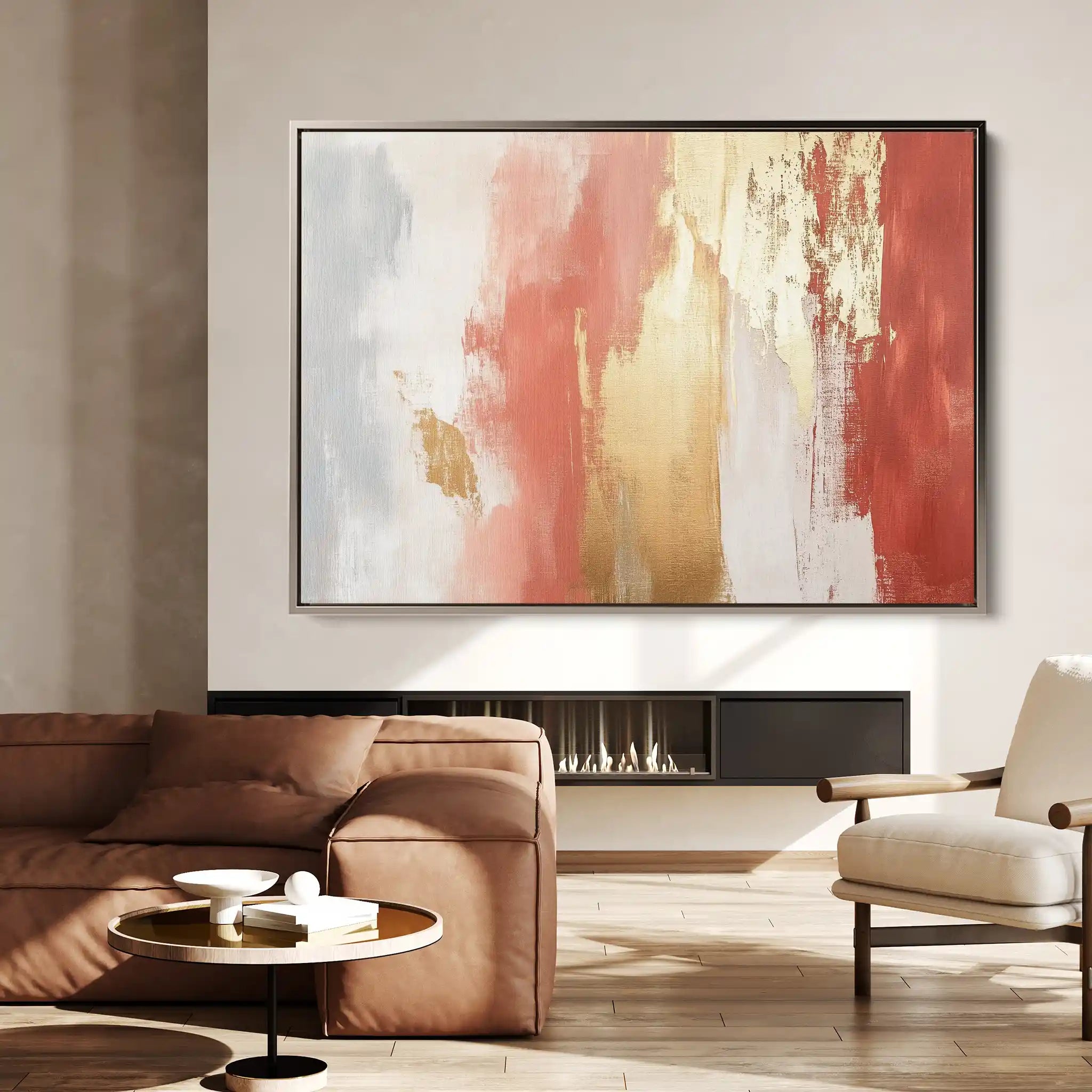 Abstract 352 Canvas Art 60 x 40 cm / Stretched on hidden frame