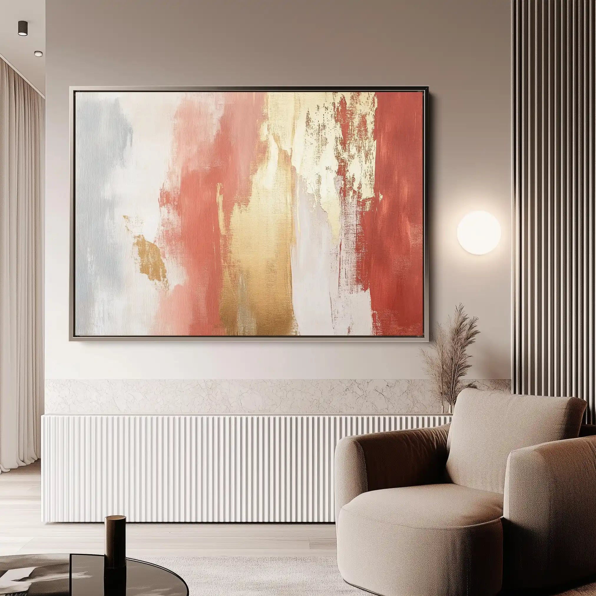 Abstract 352 Canvas Art 60 x 40 cm / Stretched on hidden frame