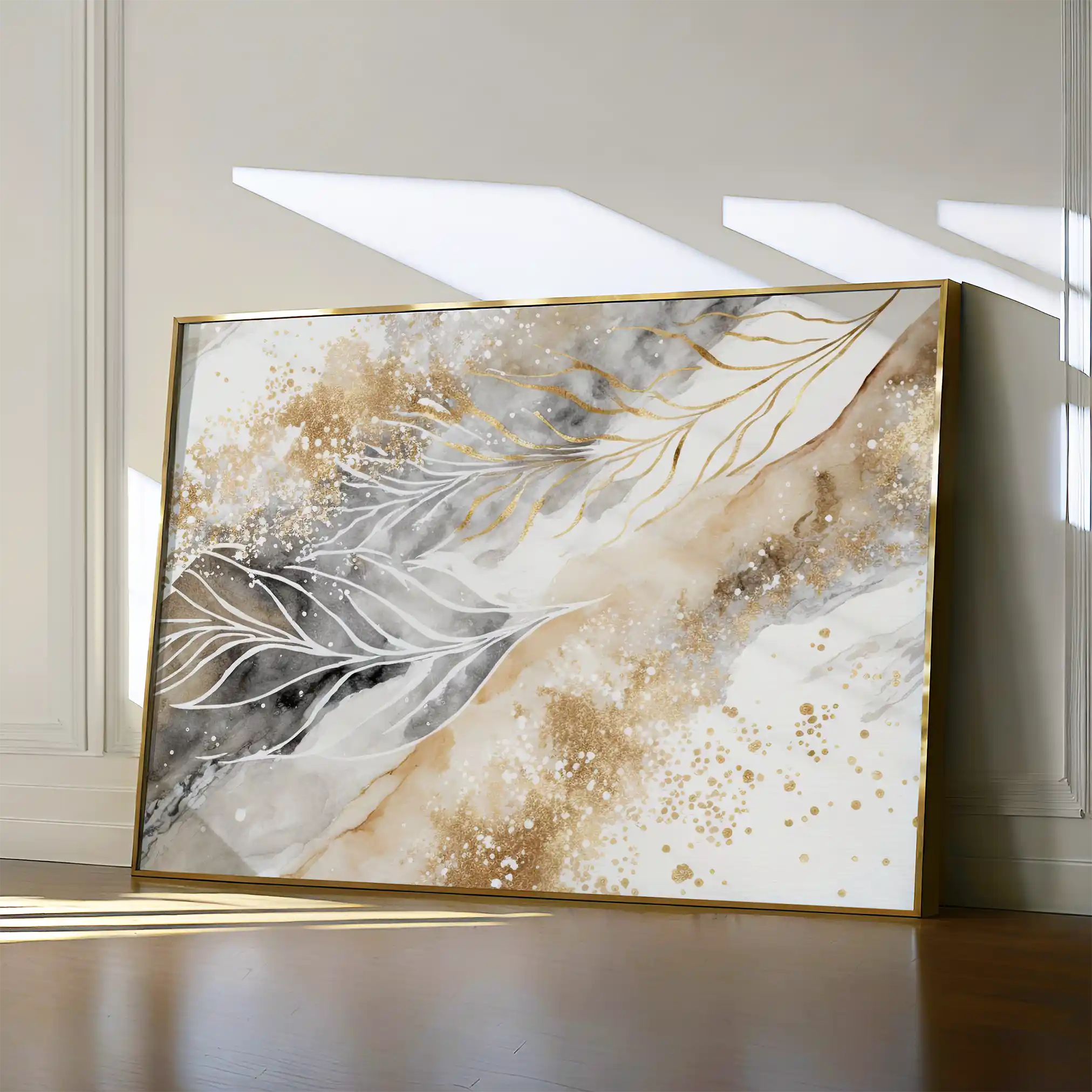 Floral Canvas Wall Art WAD353-F 90 x 60 cm / Stretched on hidden frame