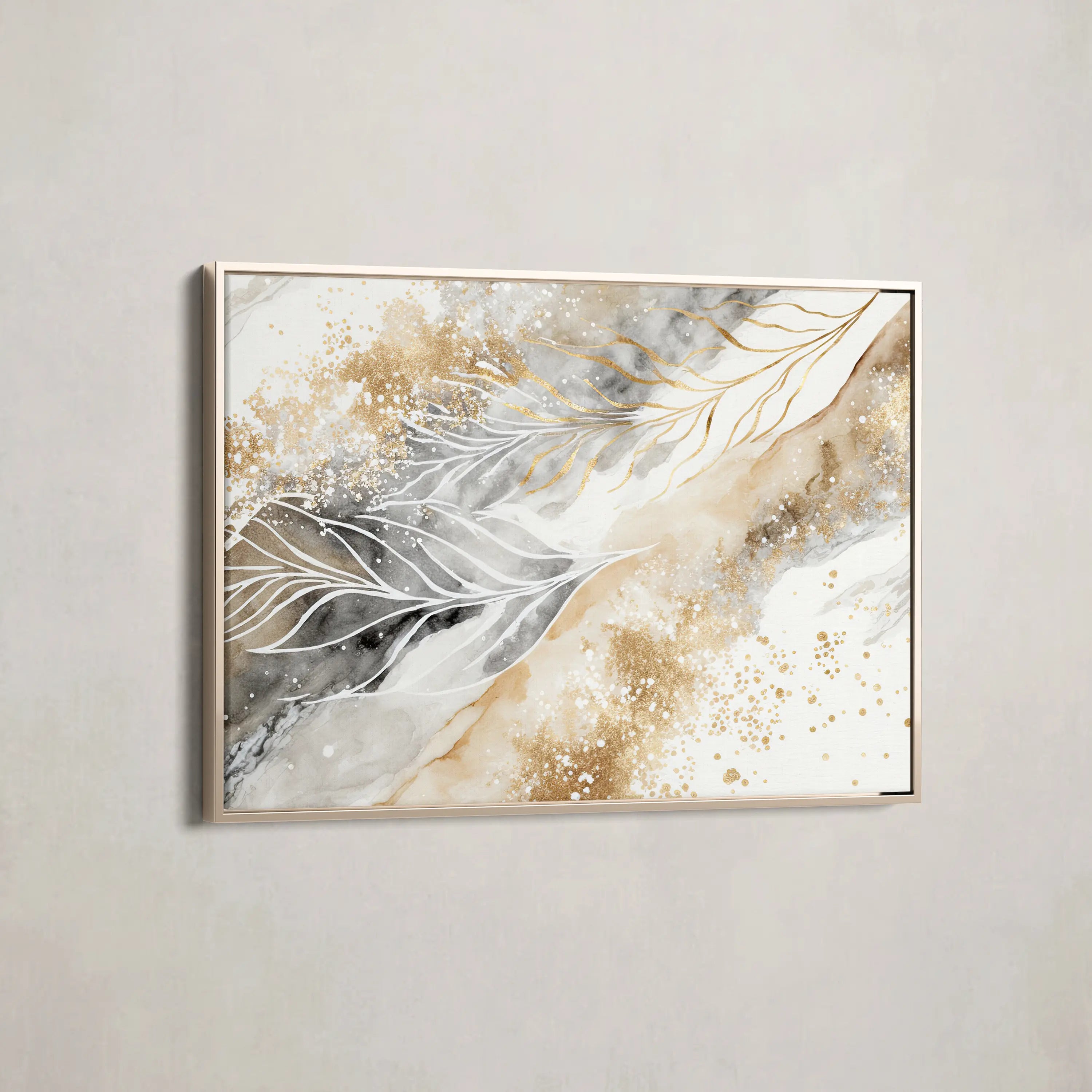 Floral Canvas Wall Art WAD353-F 90 x 60 cm / Stretched on hidden frame