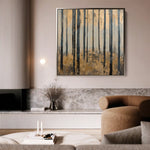 Landscape 353 Canvas Art 80 x 80 cm / Stretched on hidden frame