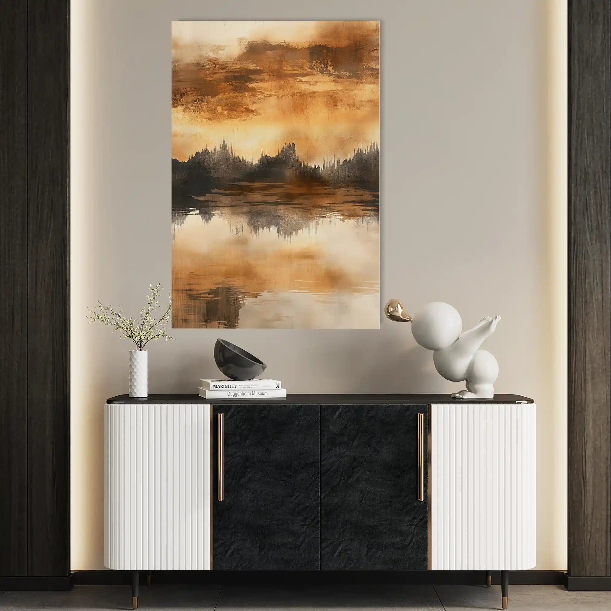Abstract 354 Canvas Art 60 x 40 cm / Stretched on hidden frame