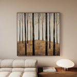 Landscape 354 Canvas Art 80 x 80 cm / Stretched on hidden frame