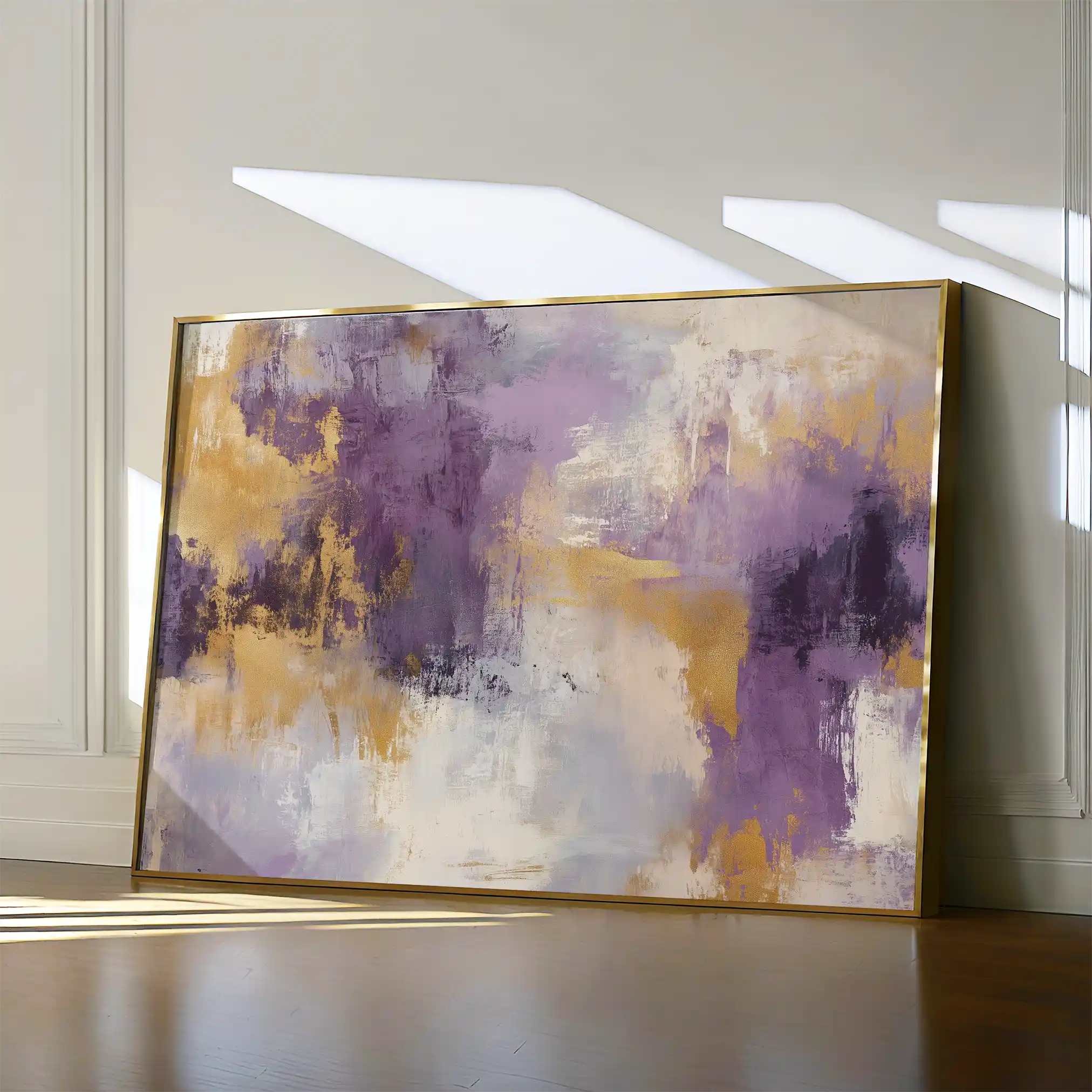 Abstract Canvas Wall Art WAD355-A 90 x 60 cm / Stretched on hidden frame
