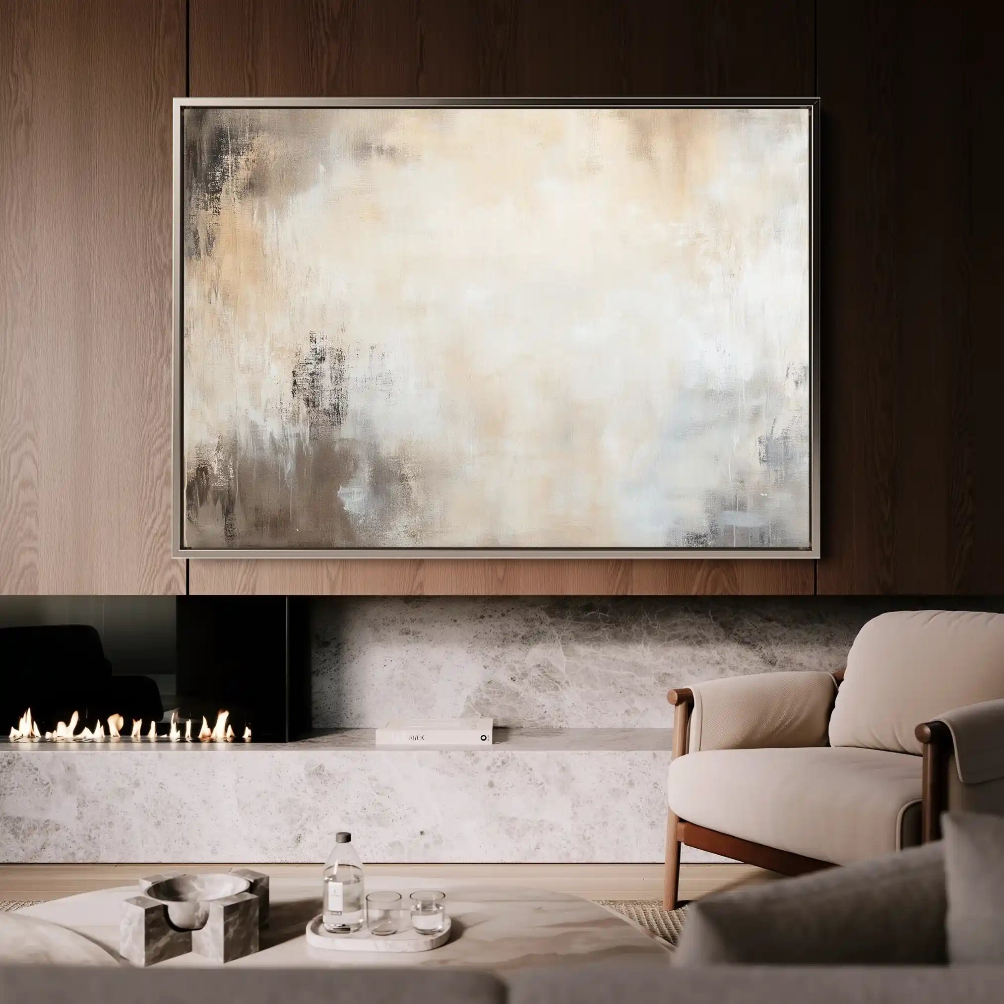 Abstract 356 Canvas Art 60 x 40 cm / Stretched on hidden frame