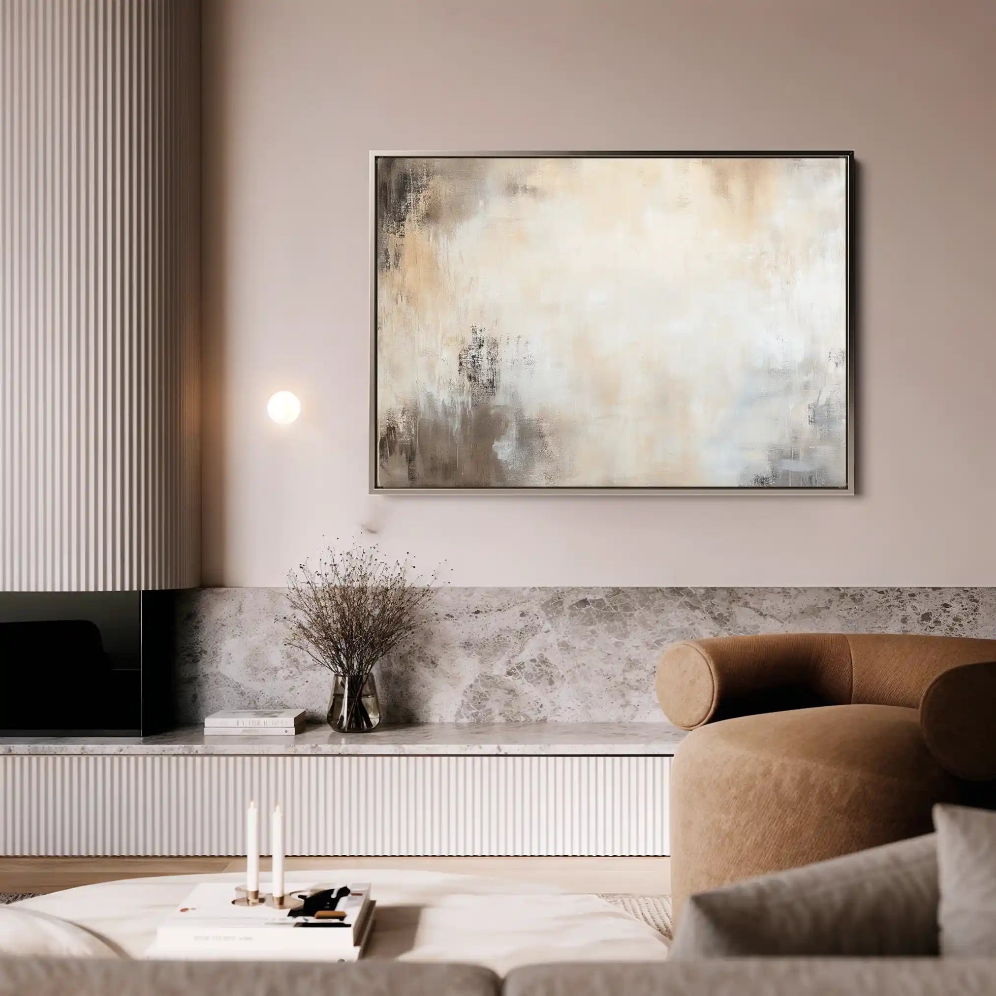 Abstract 356 Canvas Art 60 x 40 cm / Stretched on hidden frame