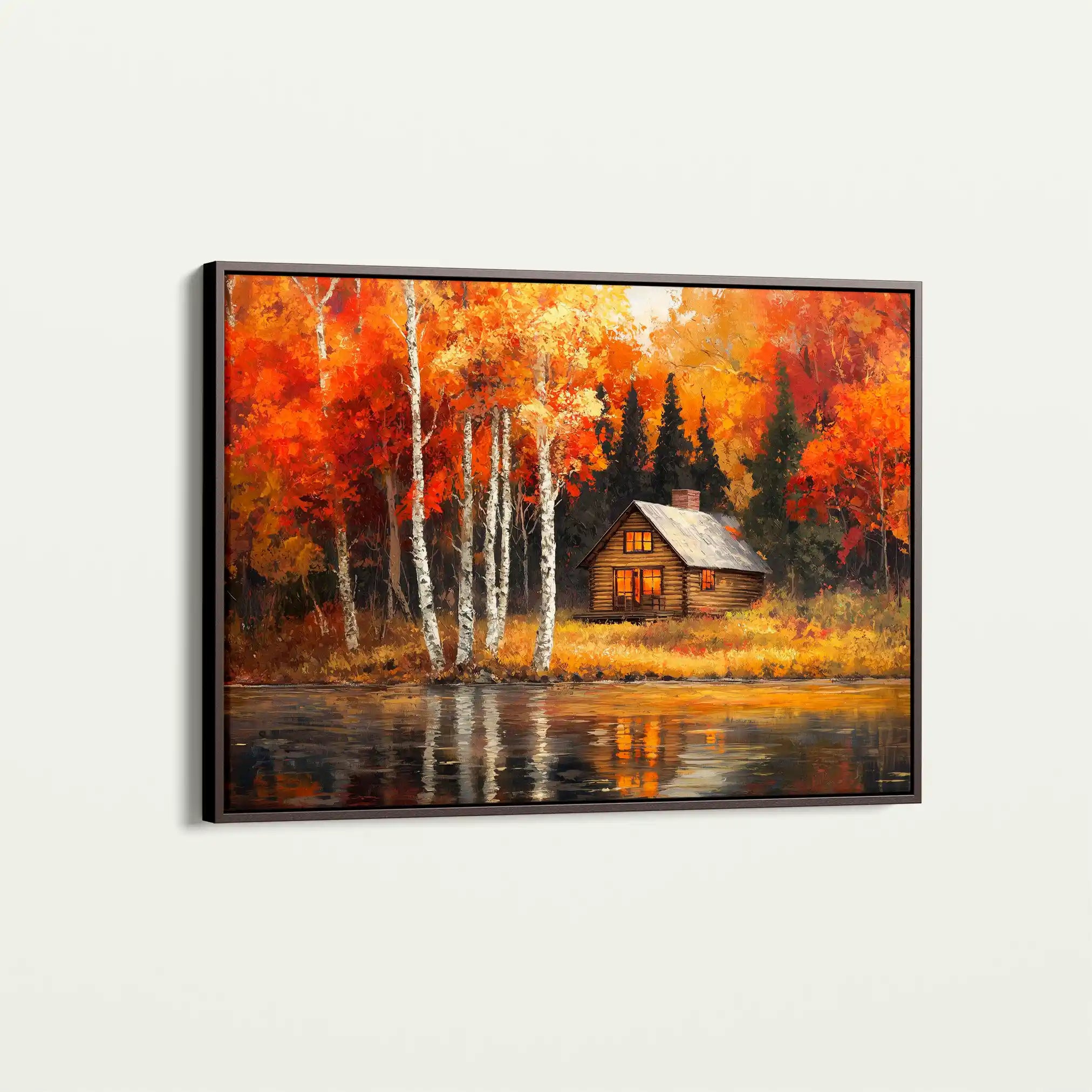 Landscape 358 Canvas Art 90 x 60 cm / Stretched on hidden frame