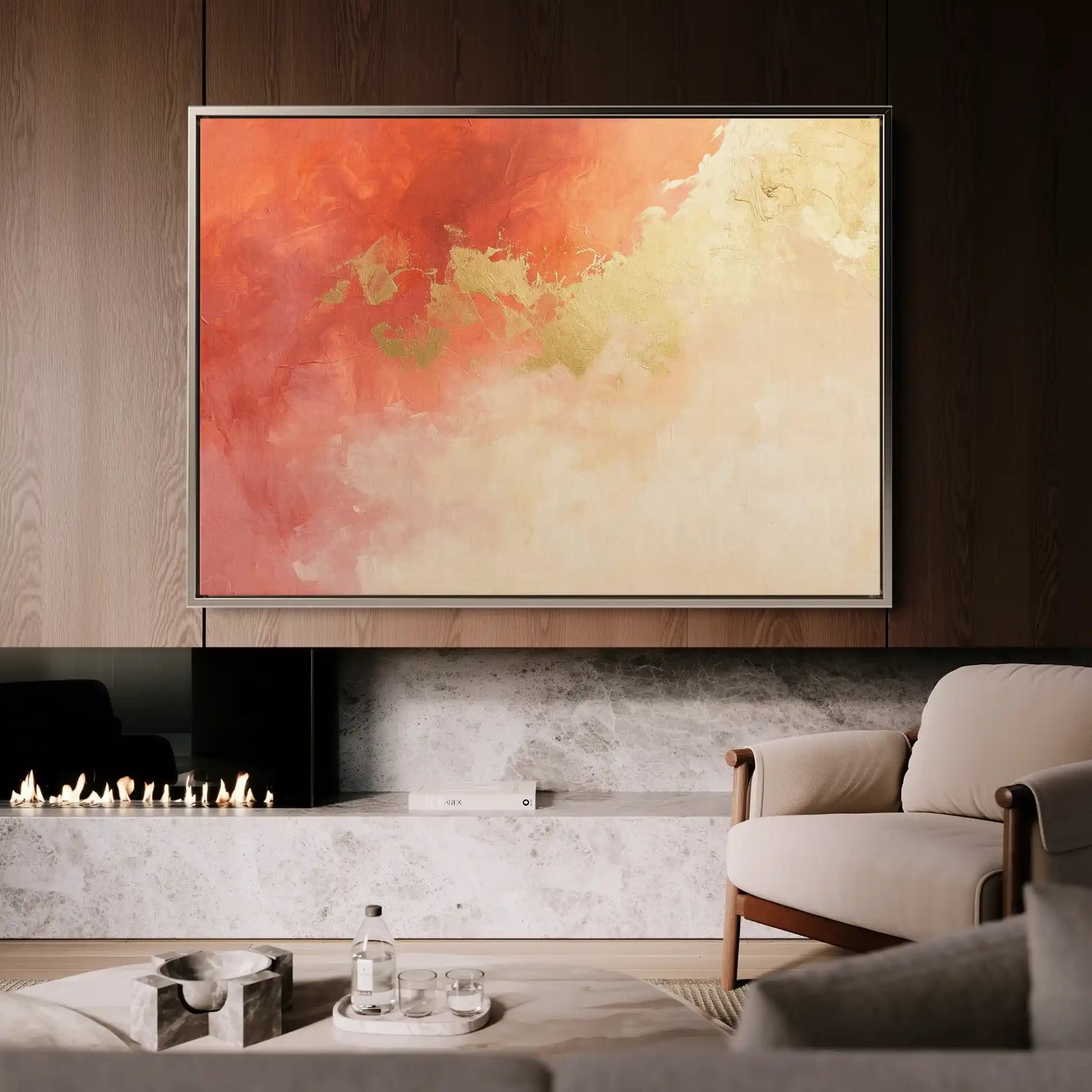 Abstract 360 Canvas Art 60 x 40 cm / Stretched on hidden frame