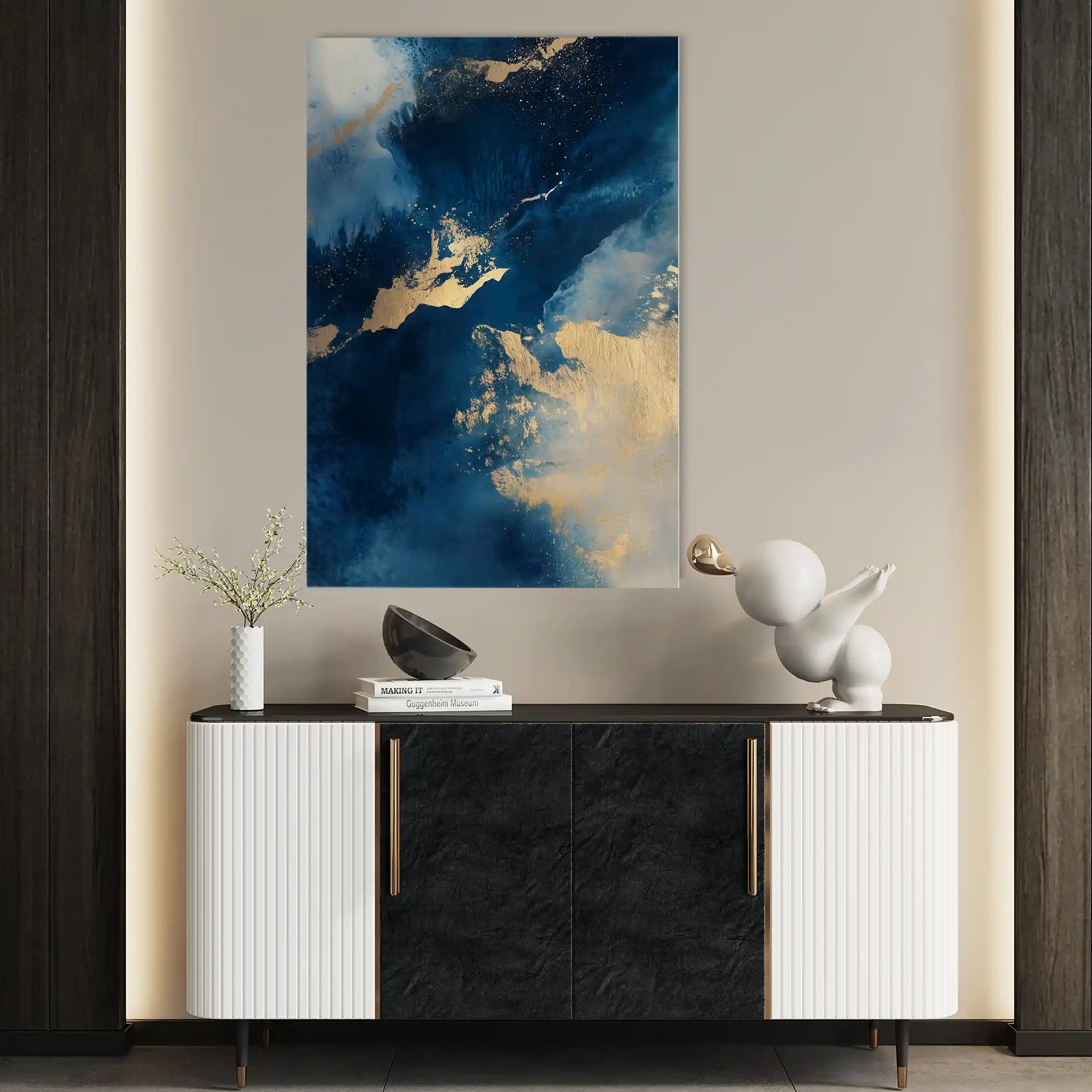 Abstract 361 Canvas Art 60 x 40 cm / Stretched on hidden frame