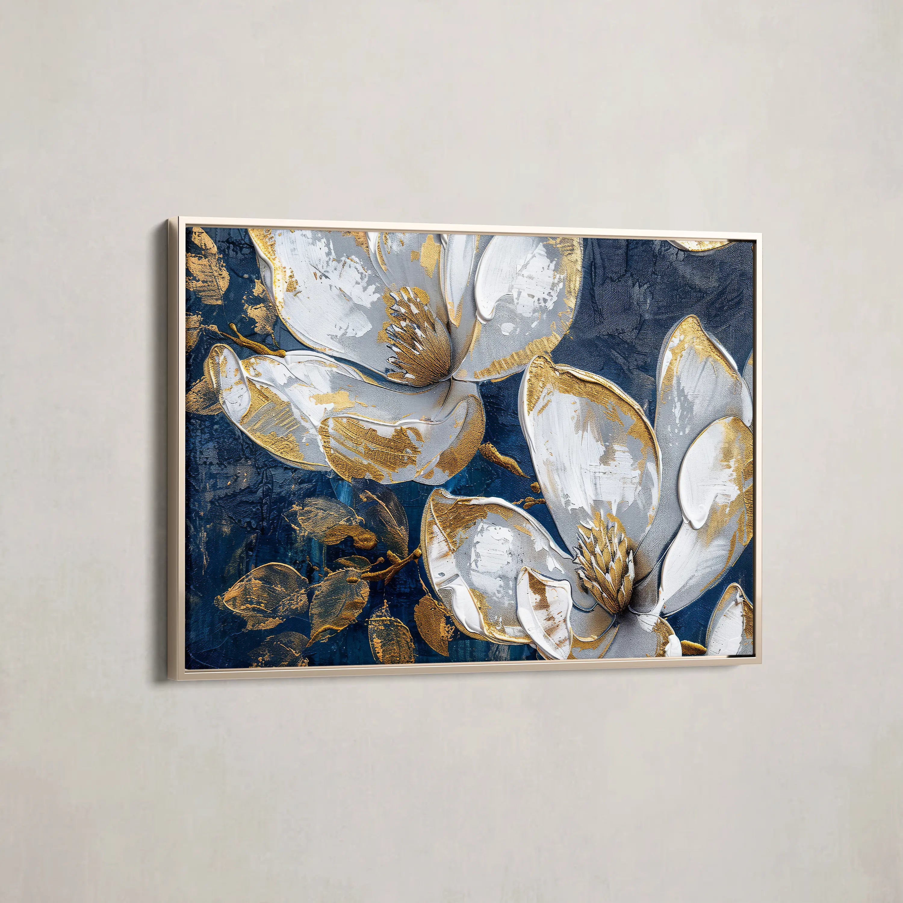 Floral Canvas Wall Art WAD361-F 90 x 60 cm / Stretched on hidden frame