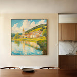 Landscape 361 Canvas Art 80 x 80 cm / Stretched on hidden frame