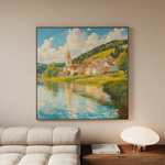 Landscape 361 Canvas Art 80 x 80 cm / Stretched on hidden frame