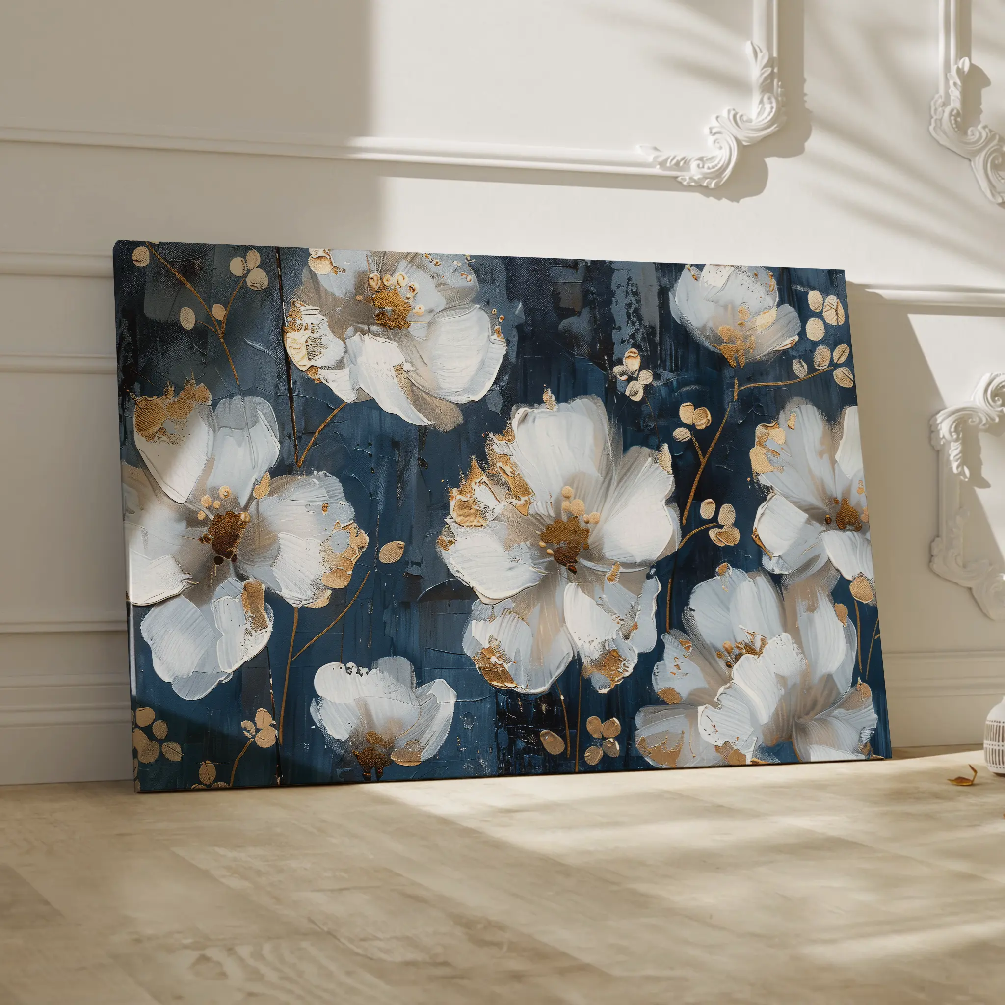 Floral Canvas Wall Art WAD362-F 90 x 60 cm / Stretched on hidden frame