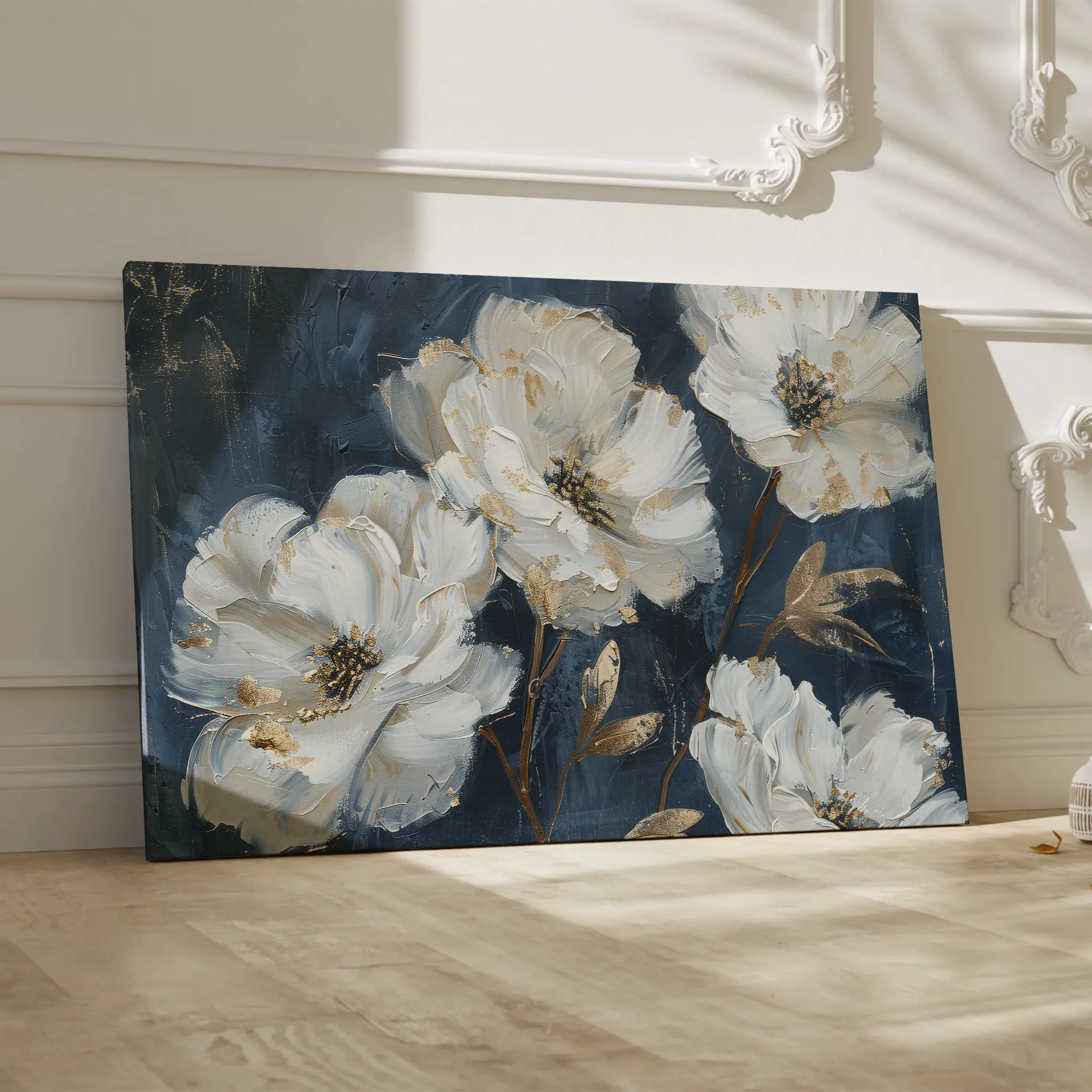 Floral Canvas Wall Art WAD363-F 90 x 60 cm / Stretched on hidden frame