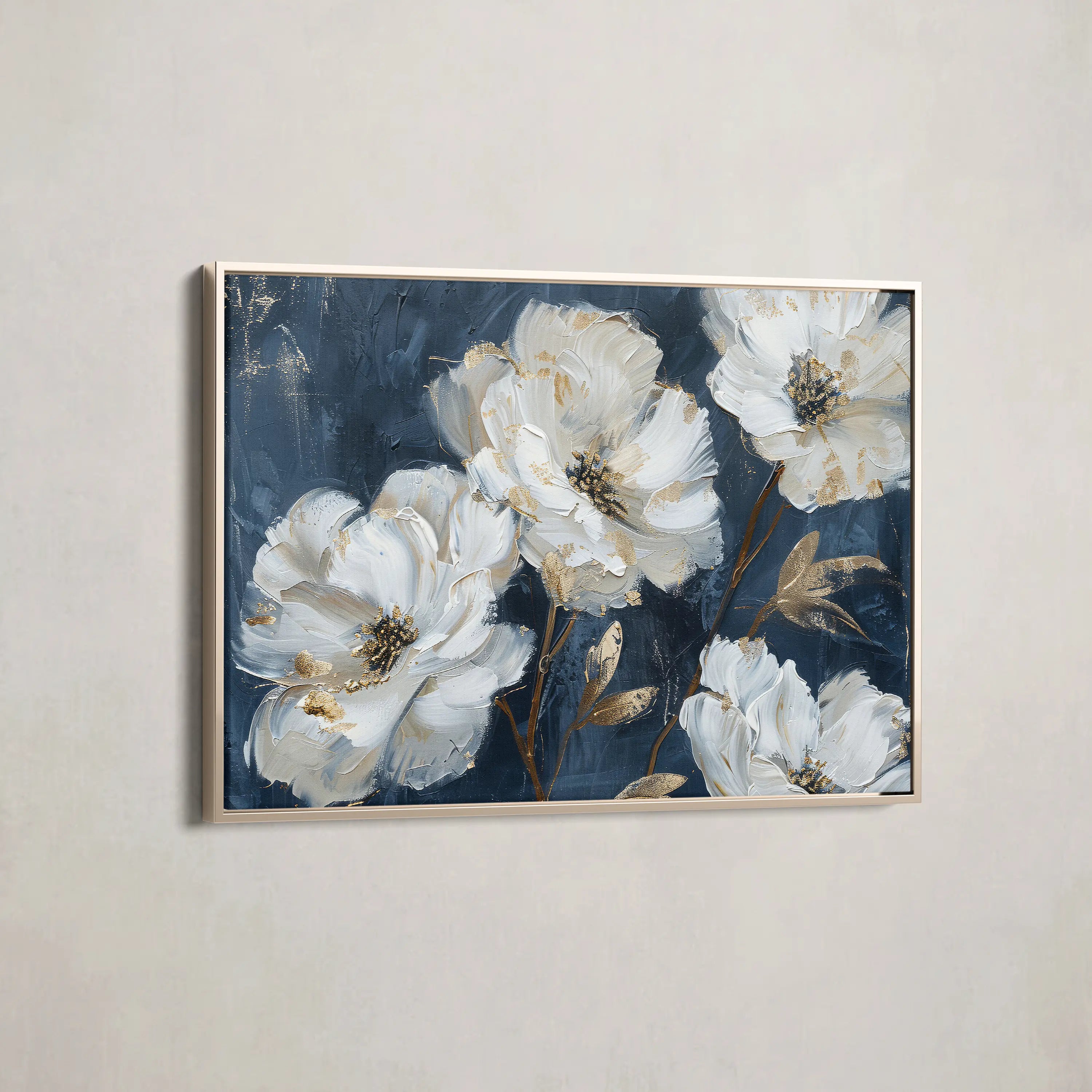 Floral Canvas Wall Art WAD363-F 90 x 60 cm / Stretched on hidden frame