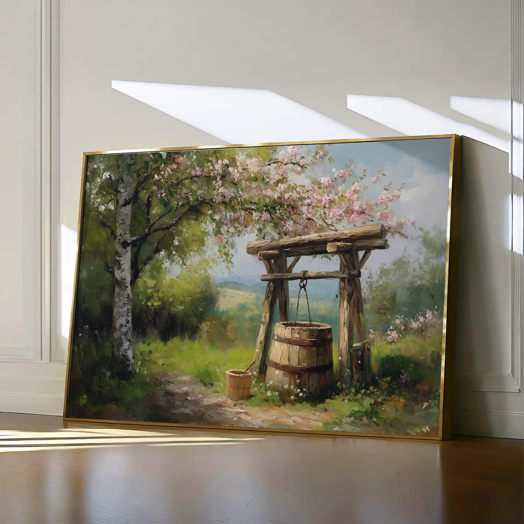 Landscape 364 Canvas Art 90 x 60 cm / Stretched on hidden frame