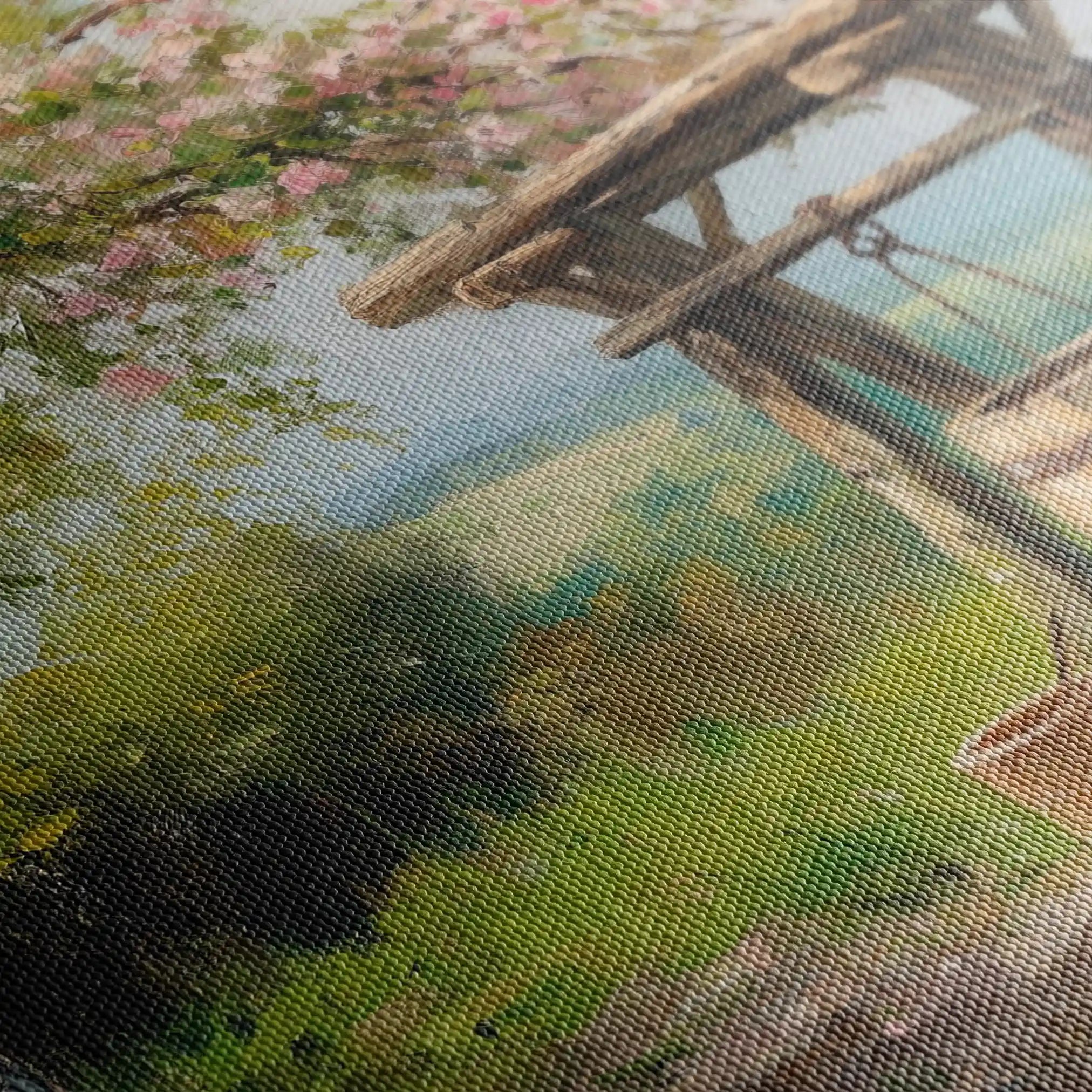 Landscape 364 Canvas Art 90 x 60 cm / Stretched on hidden frame