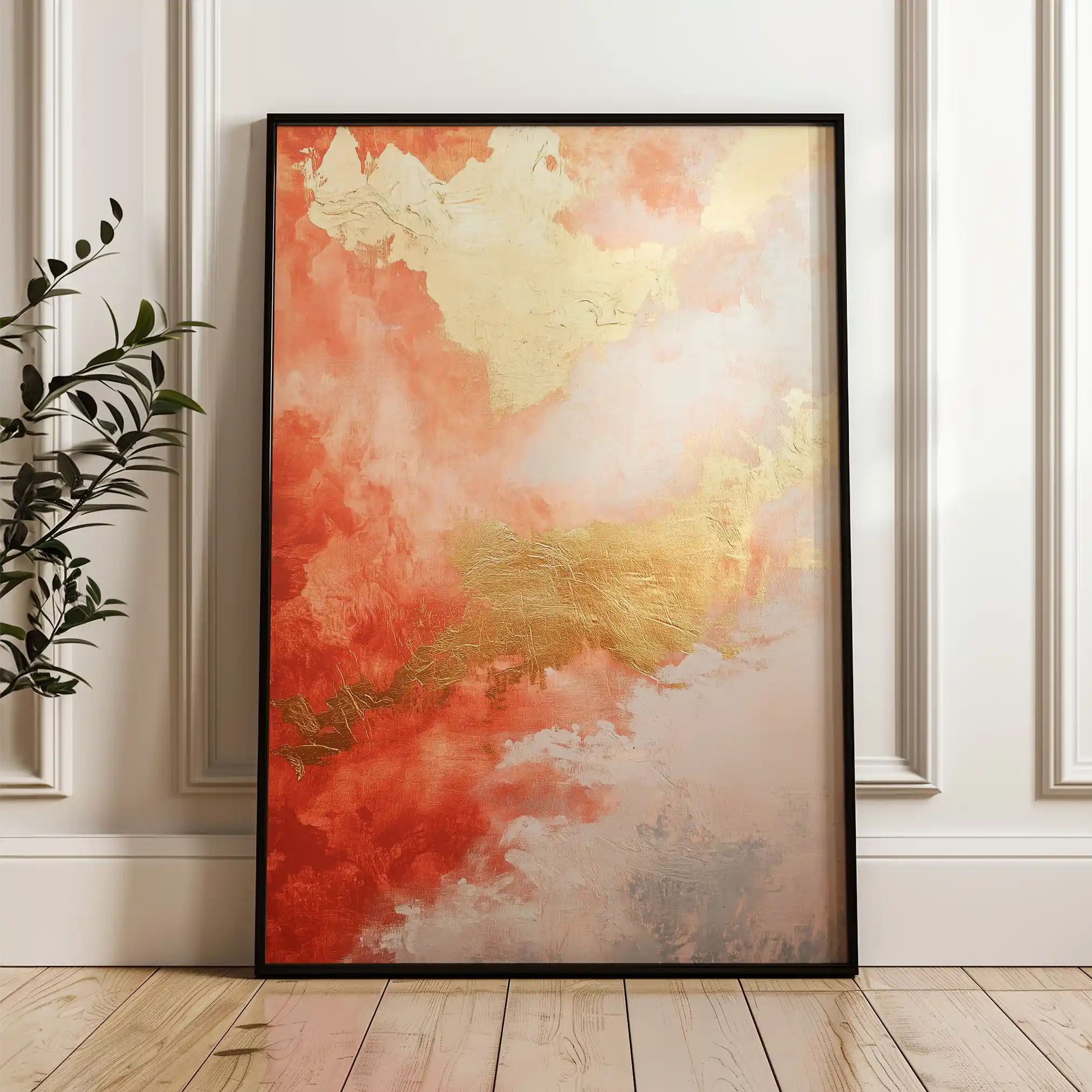 Abstract 365 Canvas Art 60 x 40 cm / Stretched on hidden frame