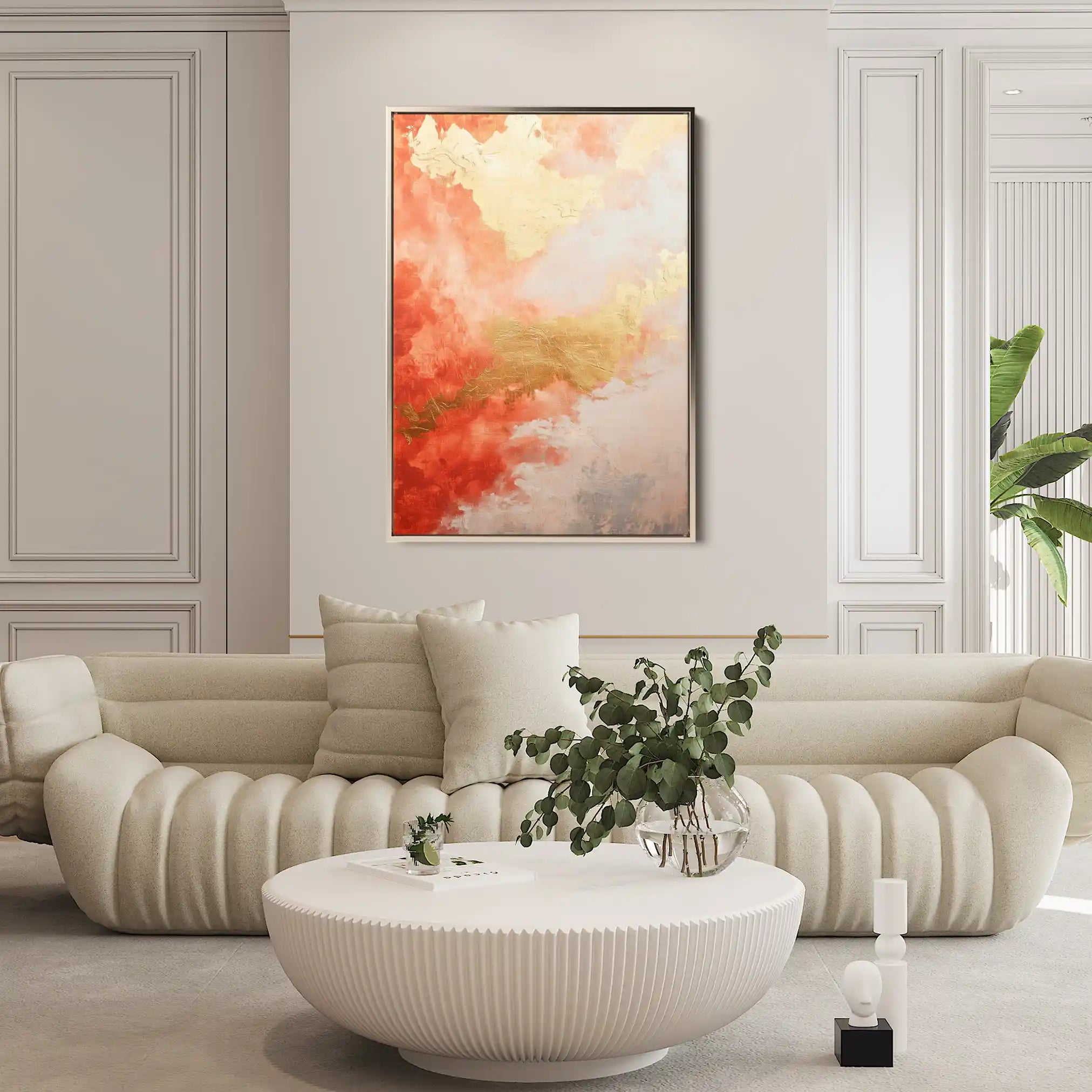 Abstract 365 Canvas Art 60 x 40 cm / Stretched on hidden frame