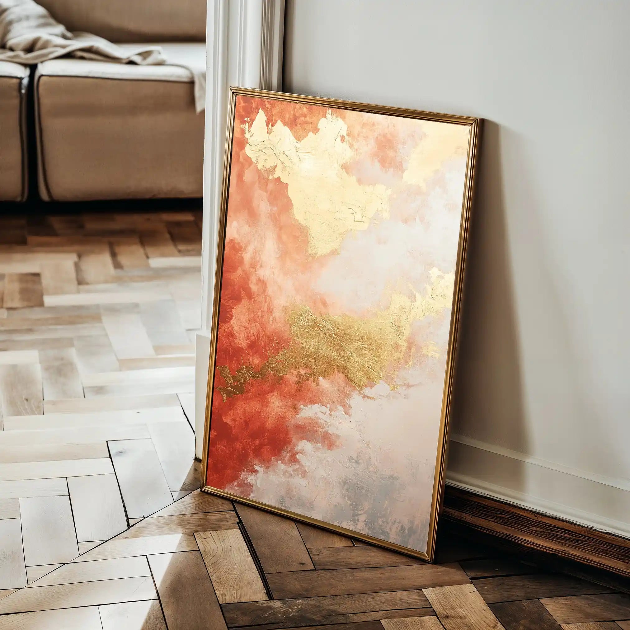Abstract 365 Canvas Art 60 x 40 cm / Stretched on hidden frame