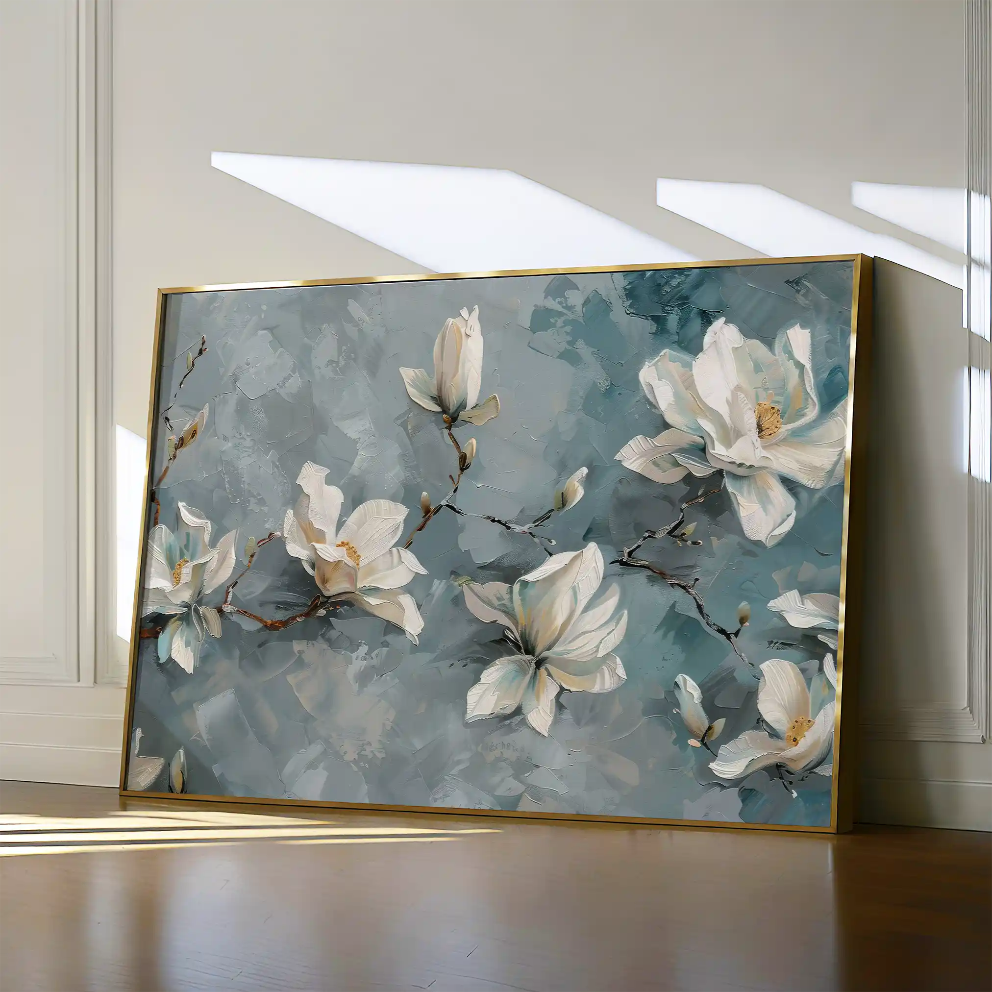Floral Canvas Wall Art WAD366-F 90 x 60 cm / Stretched on hidden frame