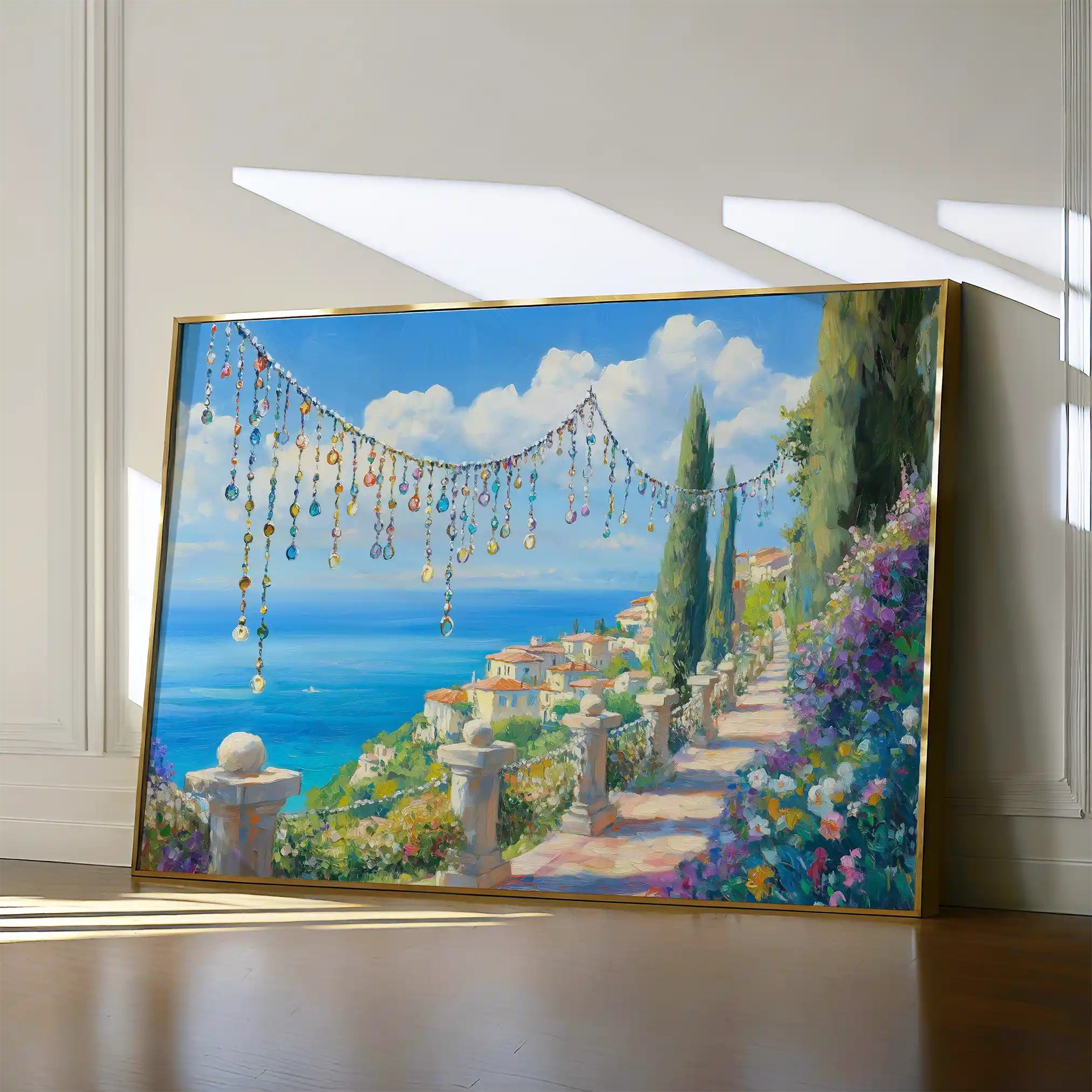 Landscape 367 Canvas Art 90 x 60 cm / Stretched on hidden frame