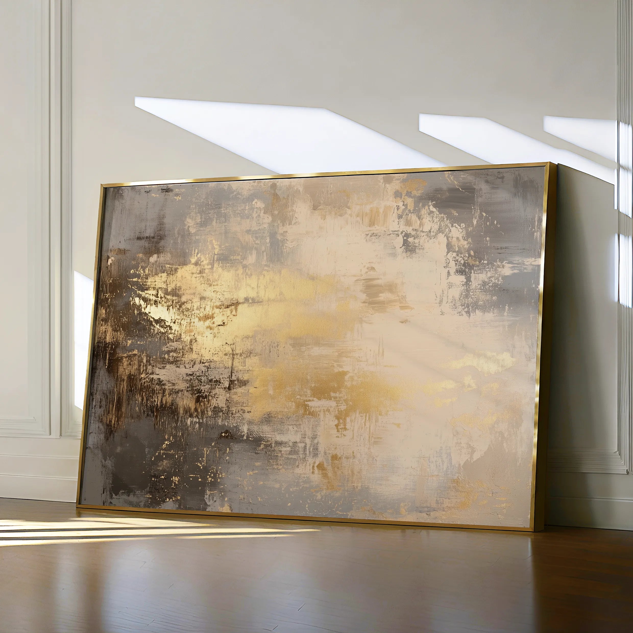 Abstract Canvas Wall Art WAD368-A 90 x 60 cm / Stretched on hidden frame
