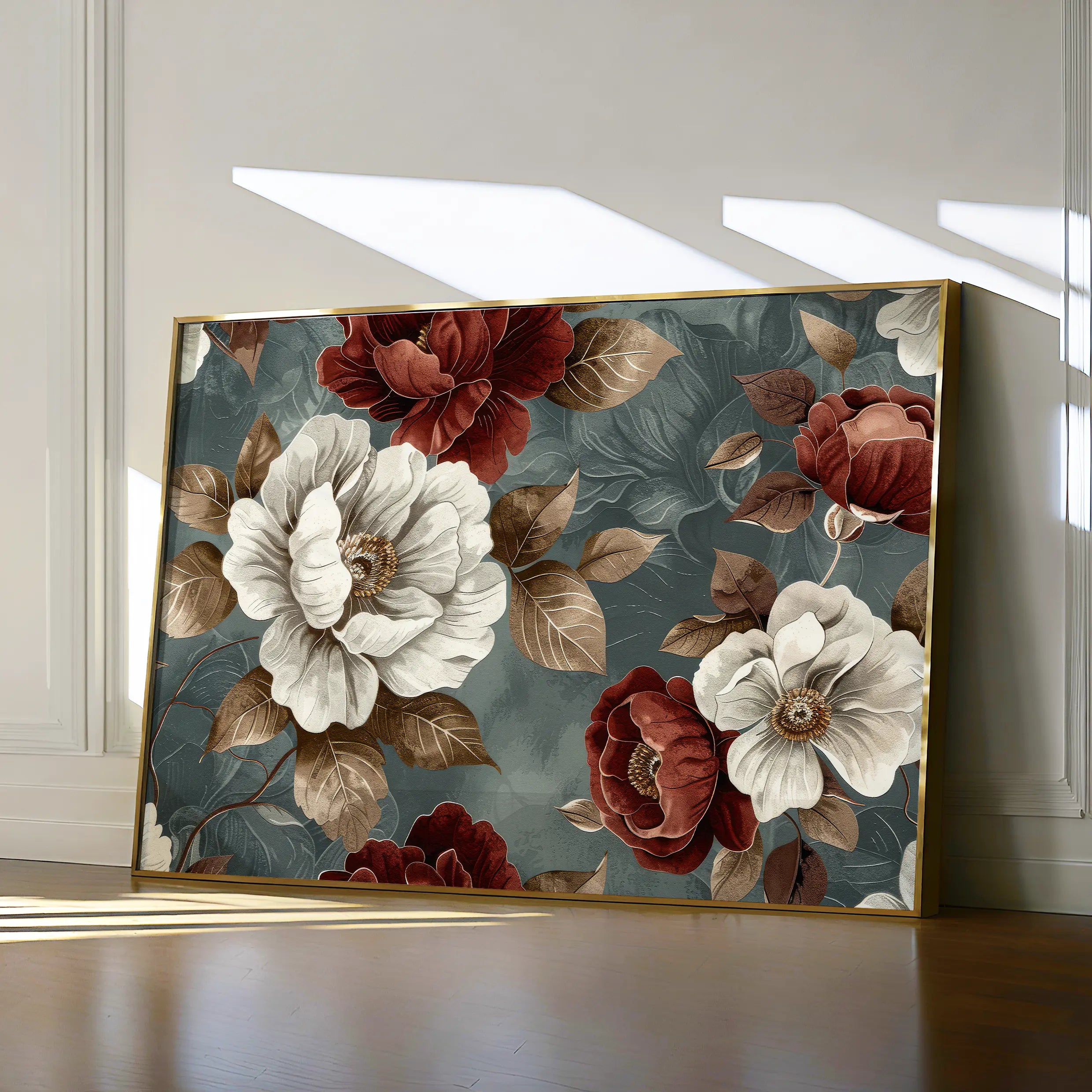 Floral Canvas Wall Art WAD368-F 90 x 60 cm / Stretched on hidden frame