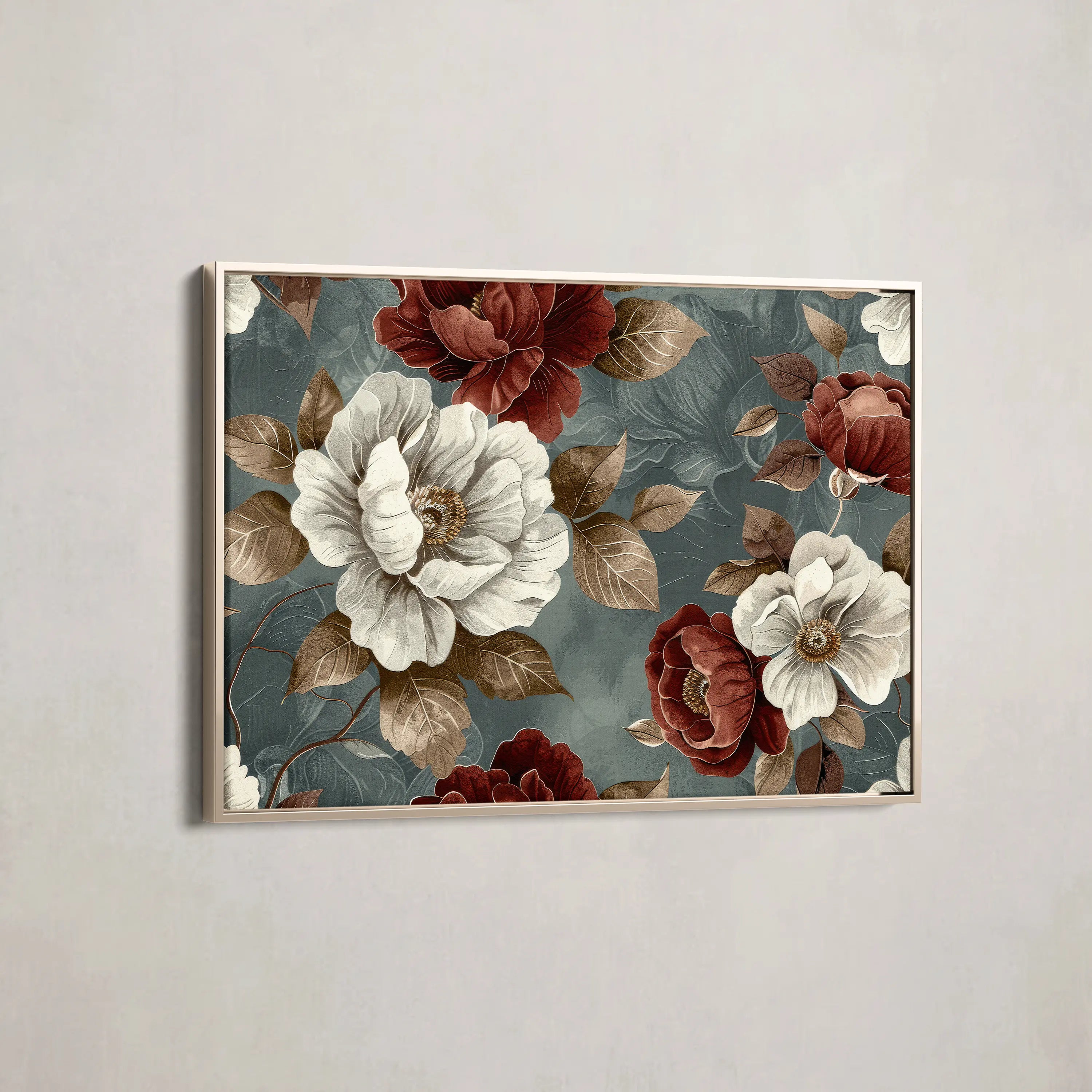 Floral Canvas Wall Art WAD368-F 90 x 60 cm / Stretched on hidden frame