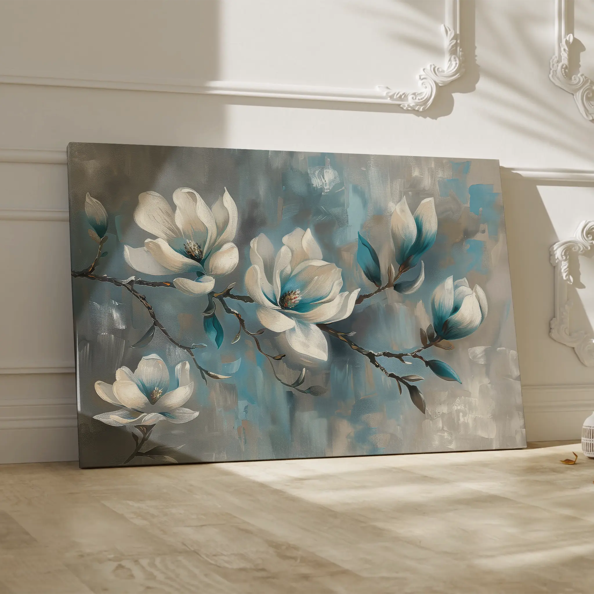 Floral Canvas Wall Art WAD369-F 90 x 60 cm / Stretched on hidden frame