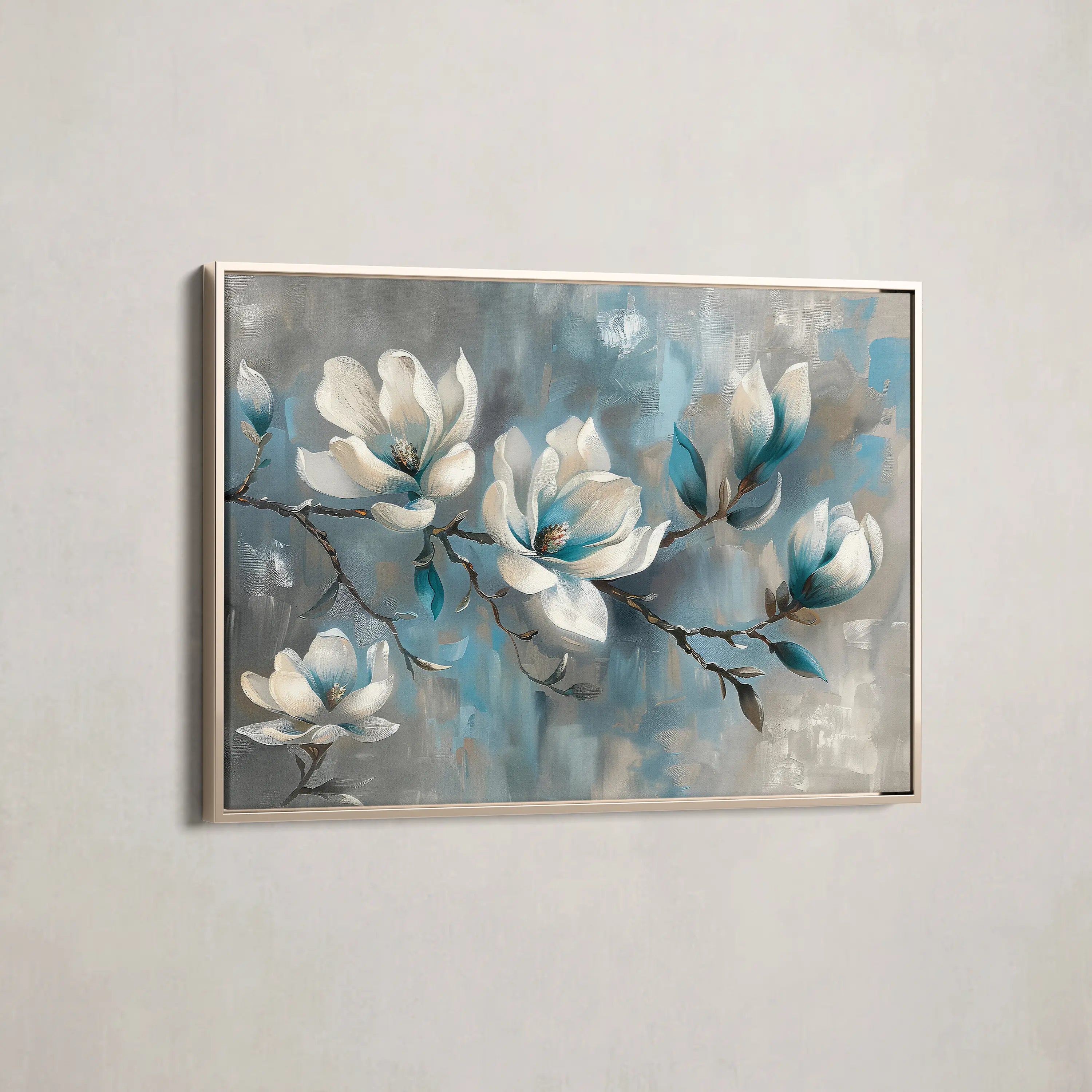 Floral Canvas Wall Art WAD369-F 90 x 60 cm / Stretched on hidden frame