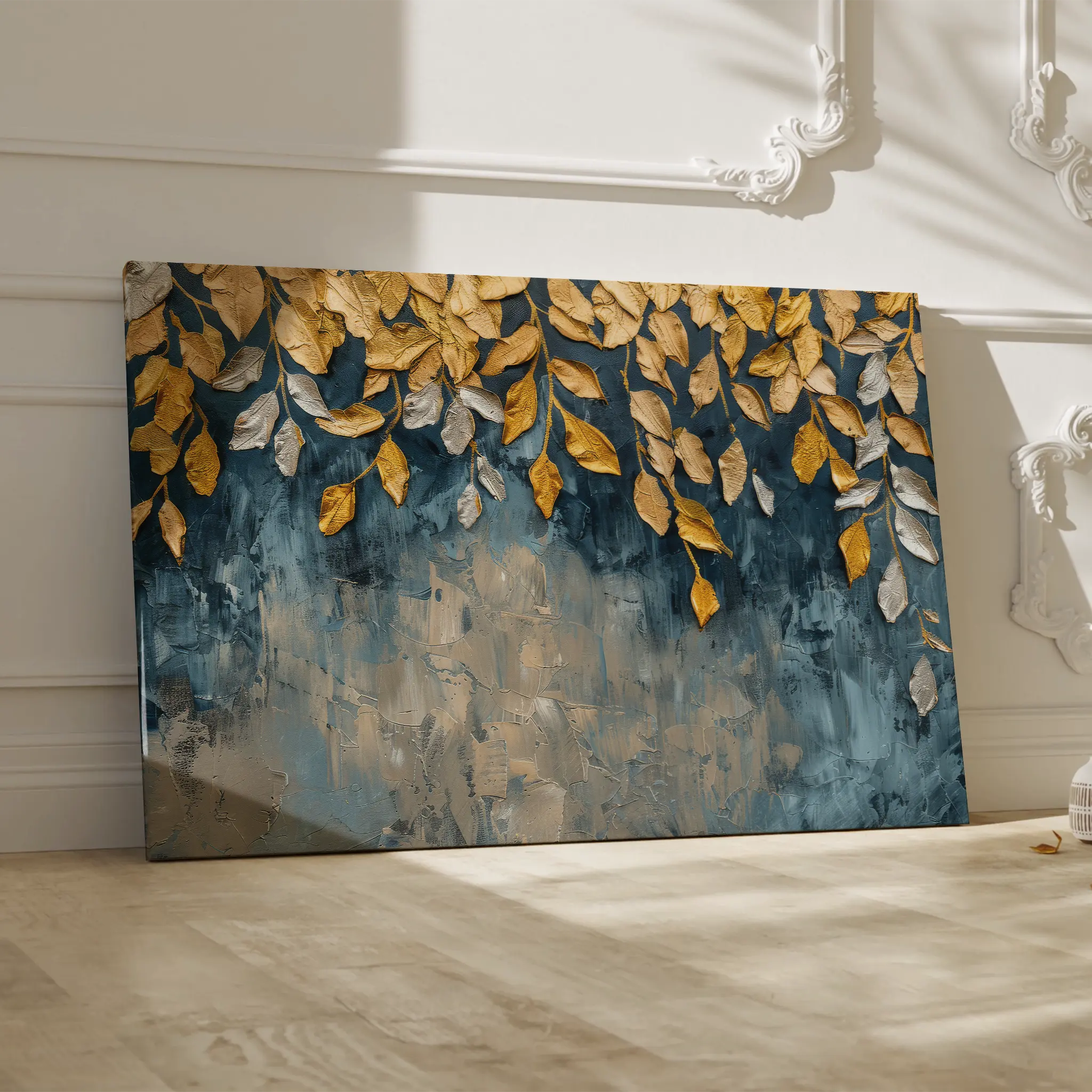 Floral Canvas Wall Art WAD370-F 90 x 60 cm / Stretched on hidden frame