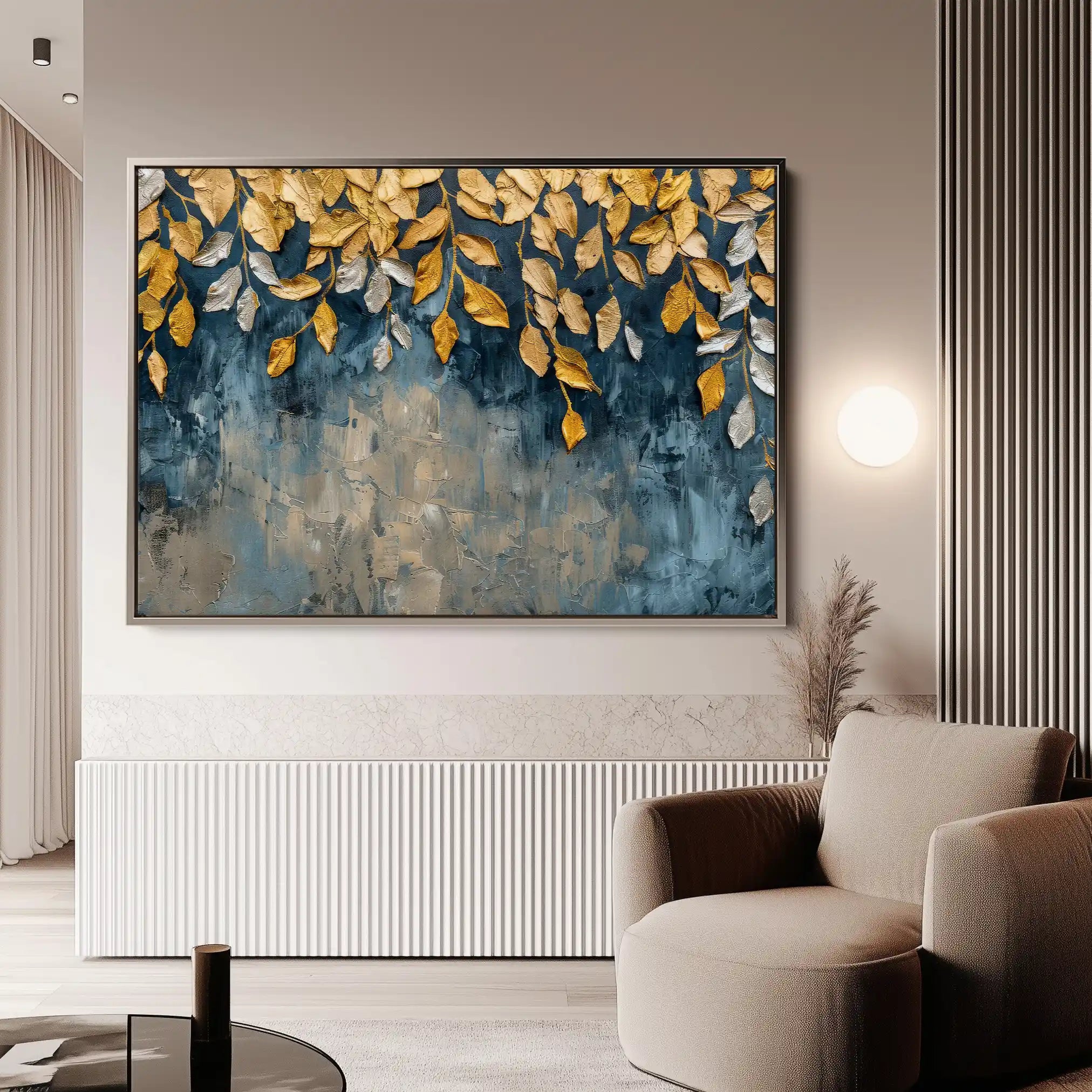 Floral Canvas Wall Art WAD370-F 90 x 60 cm / Stretched on hidden frame