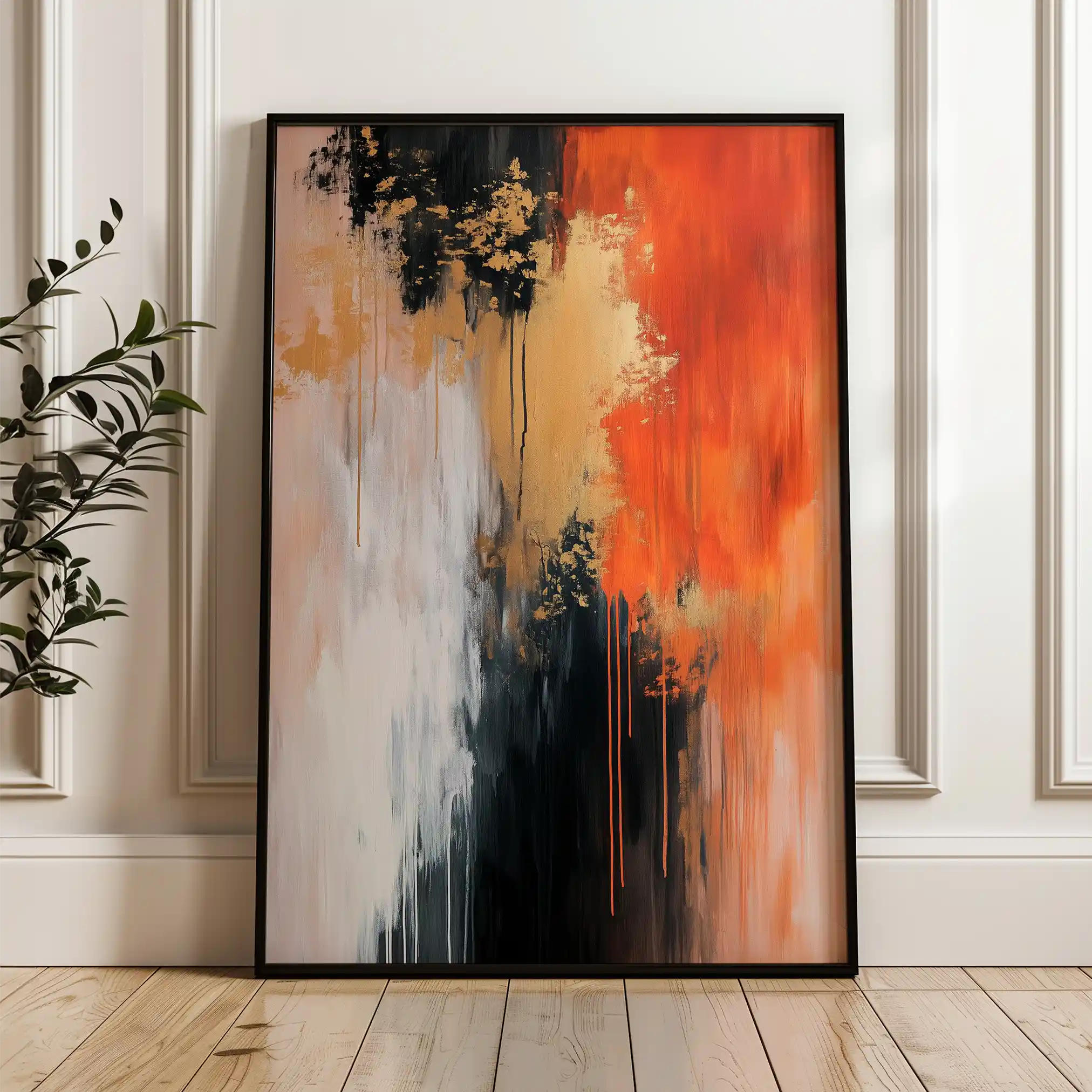 Abstract 371 Canvas Art 60 x 40 cm / Stretched on hidden frame