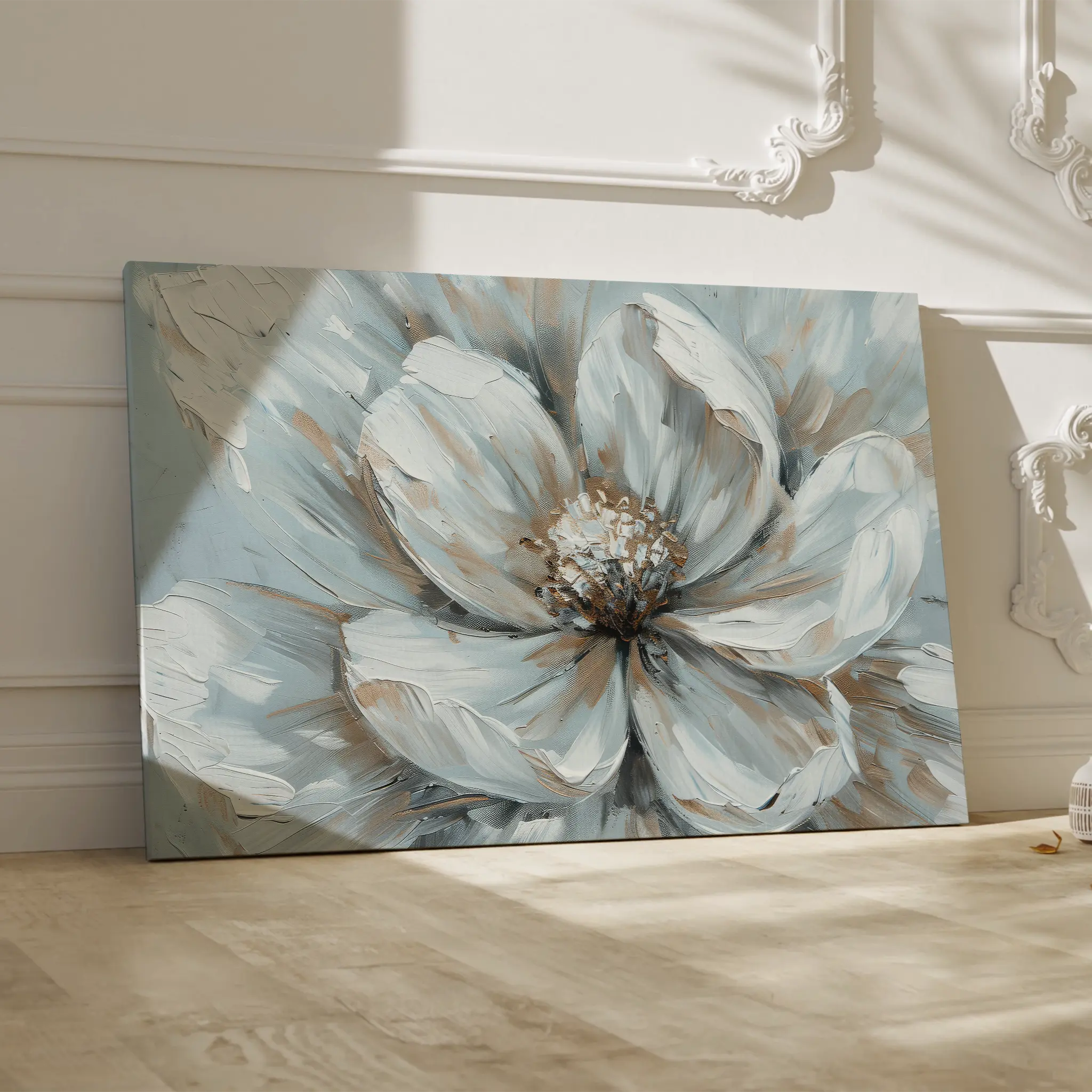 Floral Canvas Wall Art WAD371-F 90 x 60 cm / Stretched on hidden frame