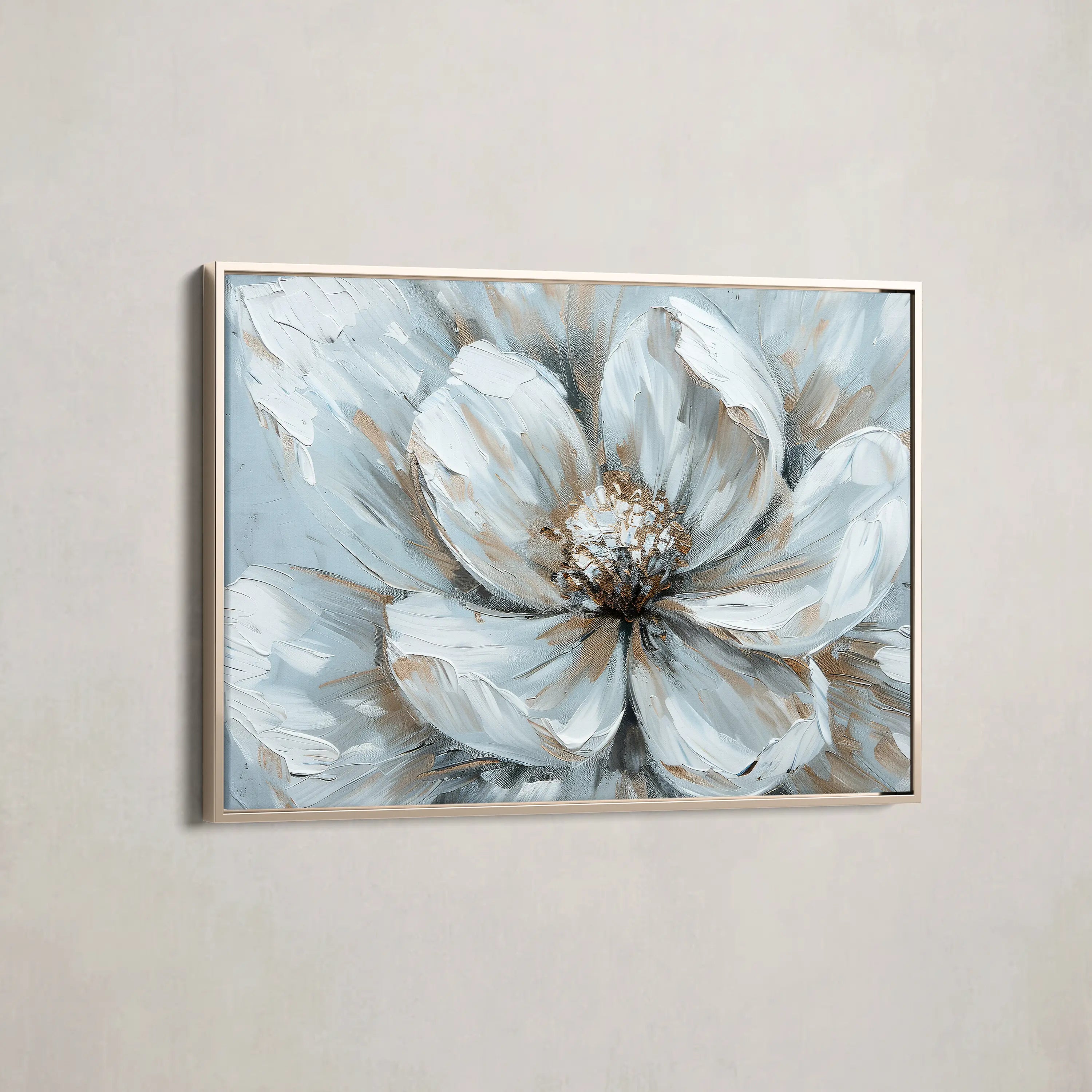 Floral Canvas Wall Art WAD371-F 90 x 60 cm / Stretched on hidden frame