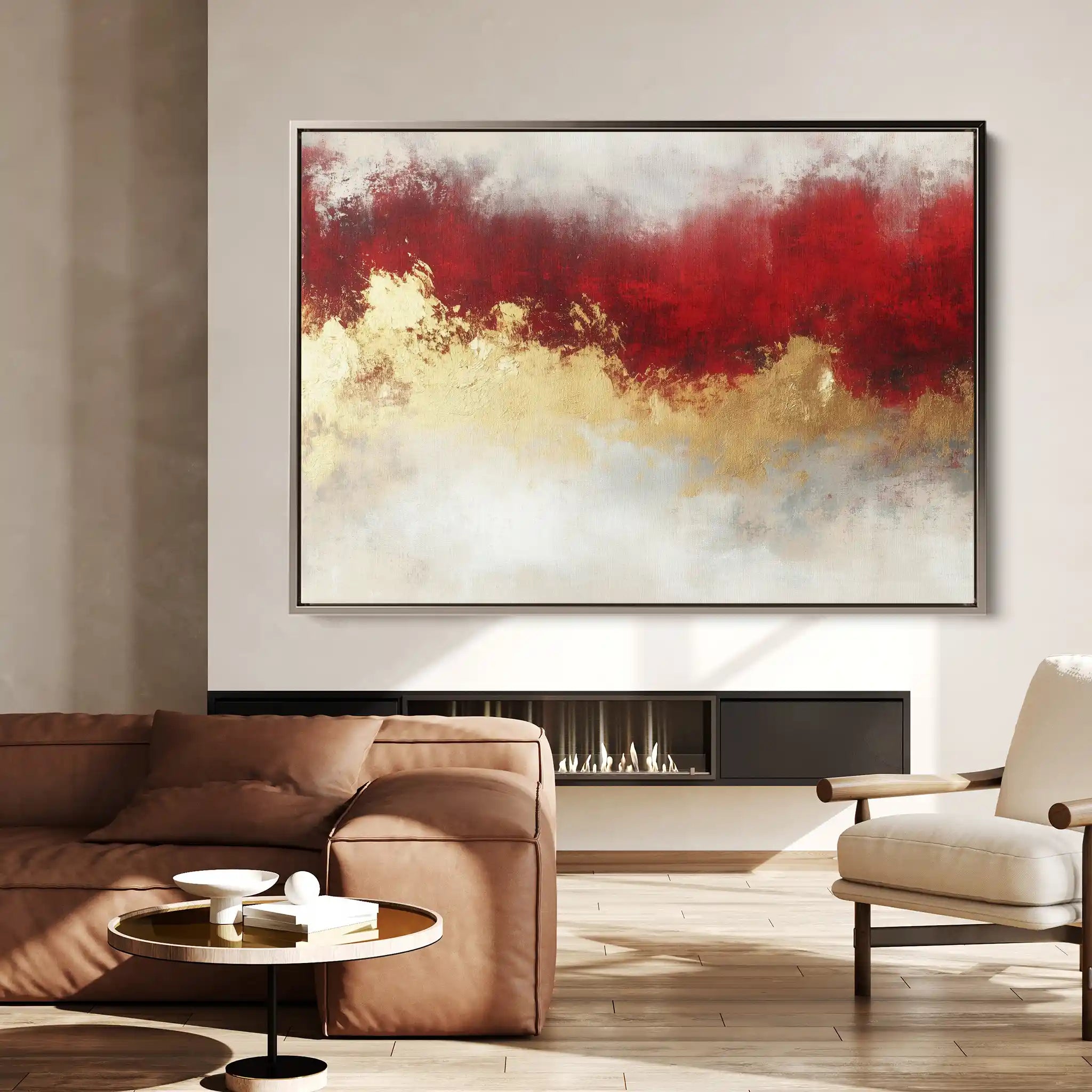 Abstract 372 Canvas Art 60 x 40 cm / Stretched on hidden frame