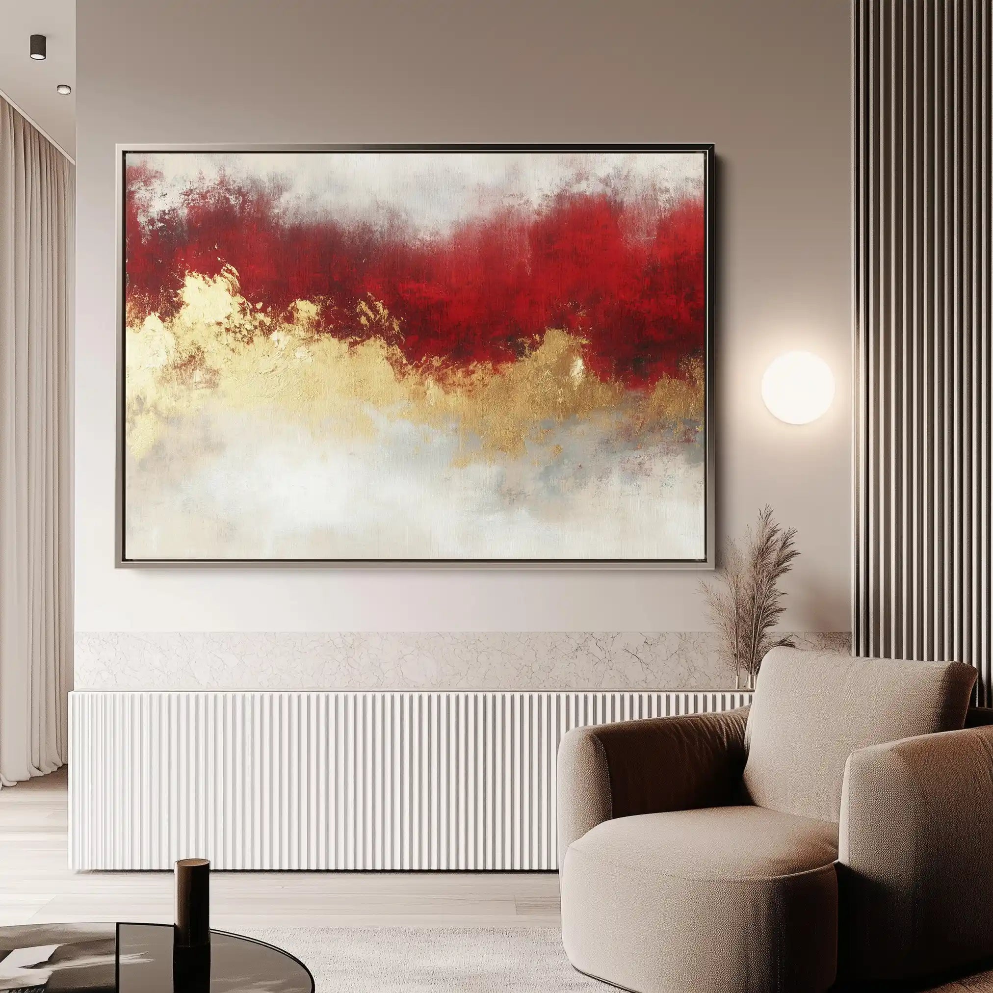 Abstract 372 Canvas Art 60 x 40 cm / Stretched on hidden frame