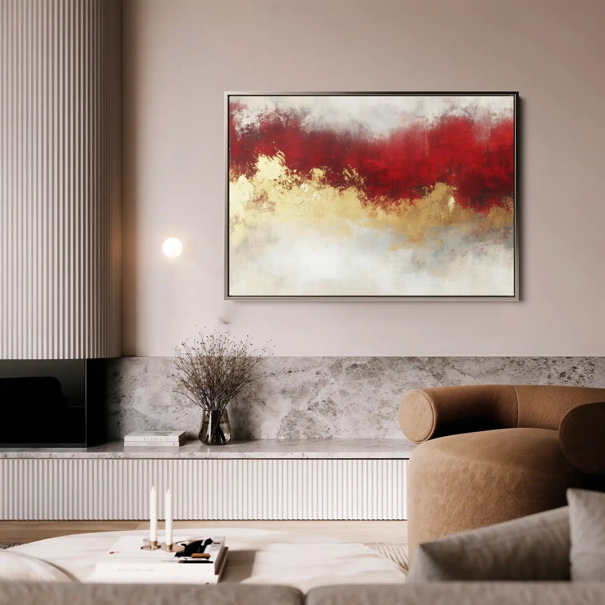 Abstract 372 Canvas Art 60 x 40 cm / Stretched on hidden frame