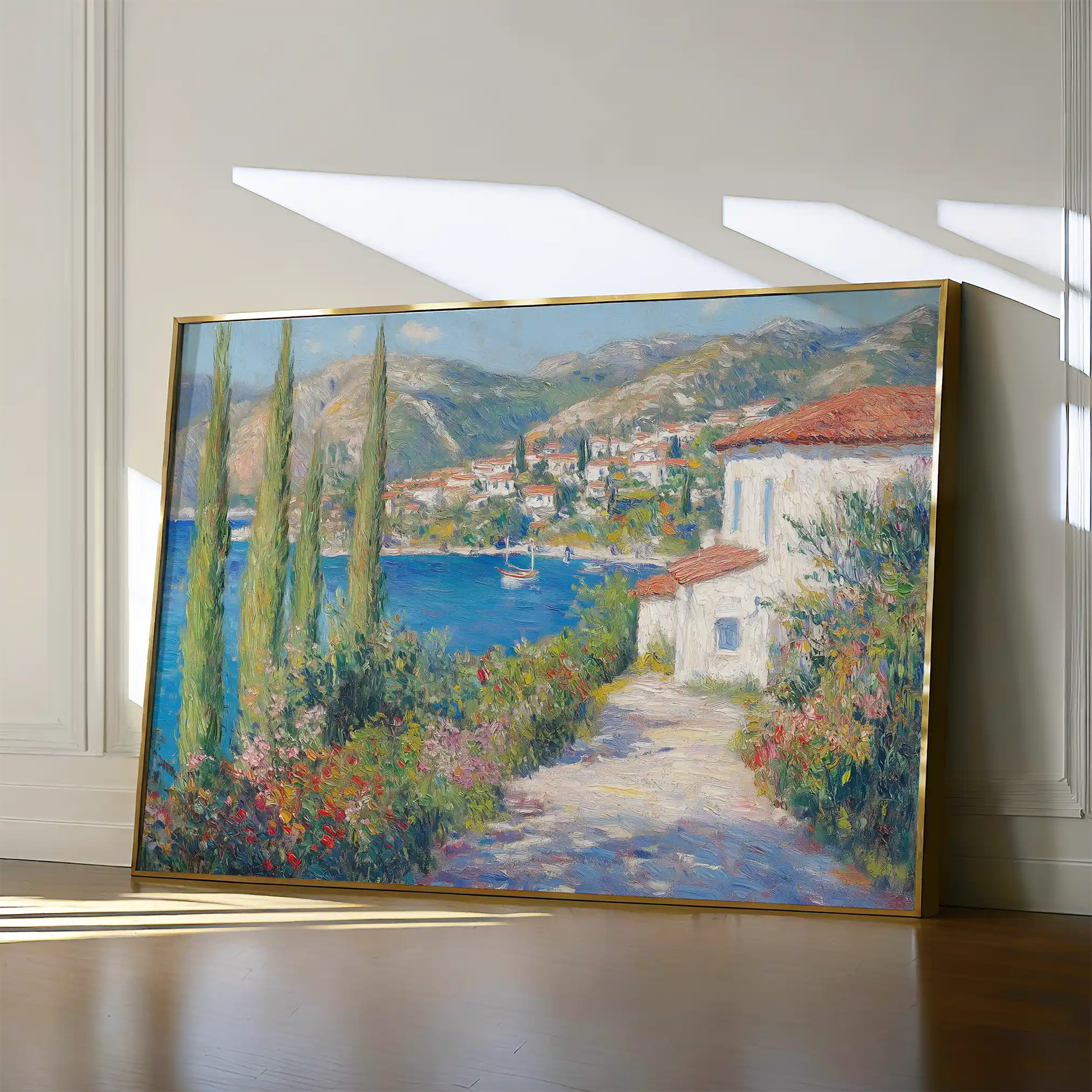 Landscape 375 Canvas Art 90 x 60 cm / Stretched on hidden frame
